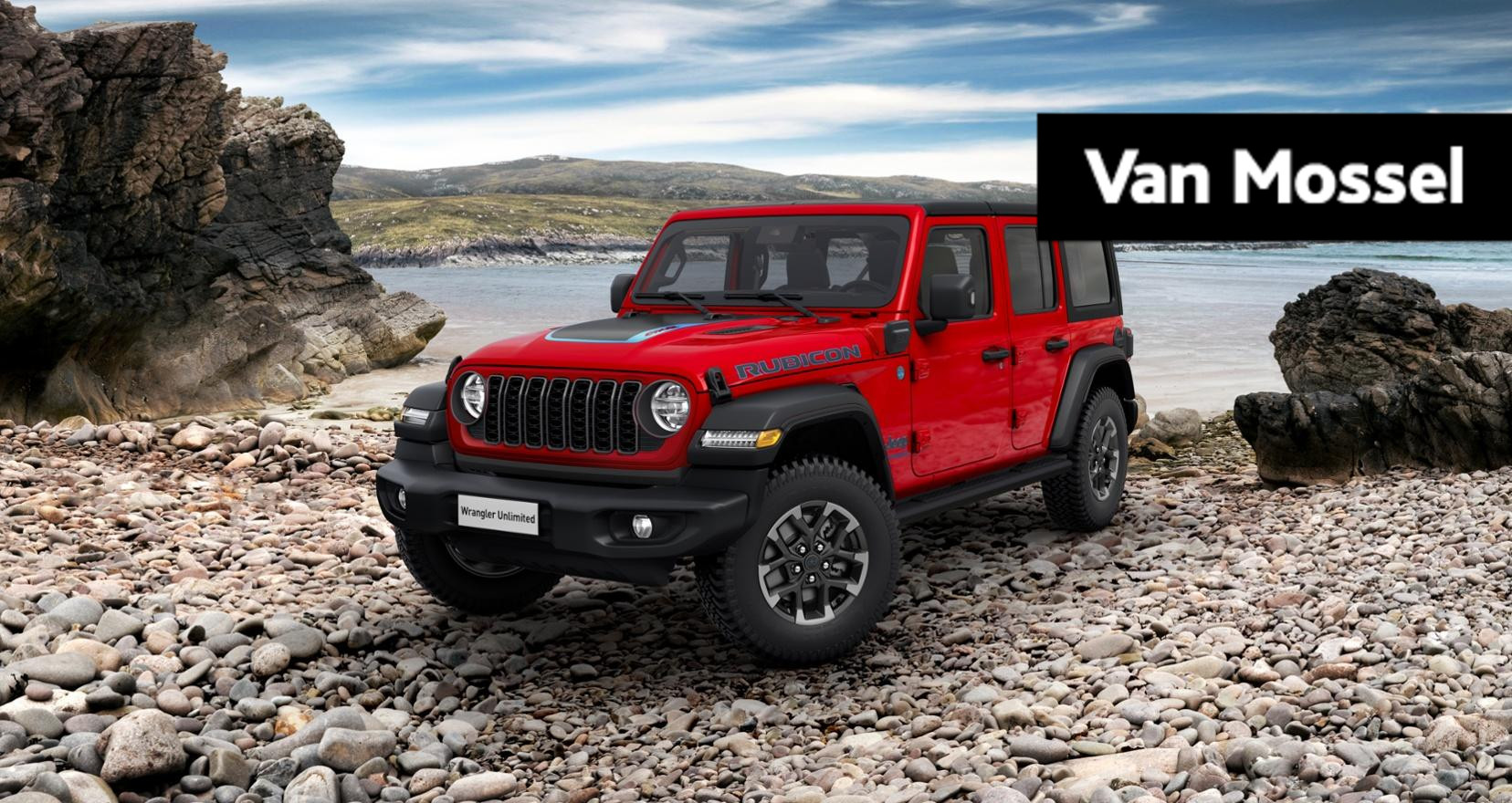 Jeep Wrangler Unlimited 4xe 380 Rubicon | Off-Road + | Camera Voor + Achter | Lederen Bekleding | Apple Carplay & Android Auto | Nieuw te Bestellen |