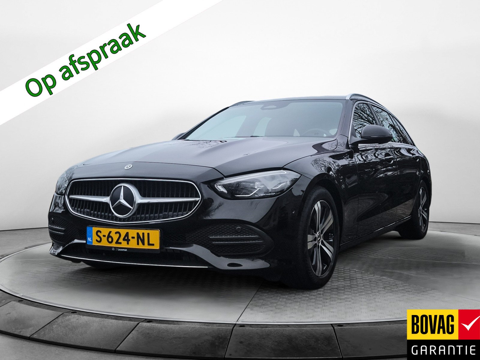 Mercedes-Benz C-Klasse Estate 180 Luxury Line (170 PK) 1e-Eig. Mercedes-Dealer-Onderh. BOVAG-Garantie. NL-Auto. Half-Leer, Navigatie/Apple-Carplay/Android-Auto, Cruisecontrol, Keyless-Start, Parkeersensoren-V+A, Achteruitrijcamera, Stoelverwarming, DAB, Elek.-Achterklep, Licht-Zicht-Pakket, Lm-Velgen-17Inch, Privacy-Glas