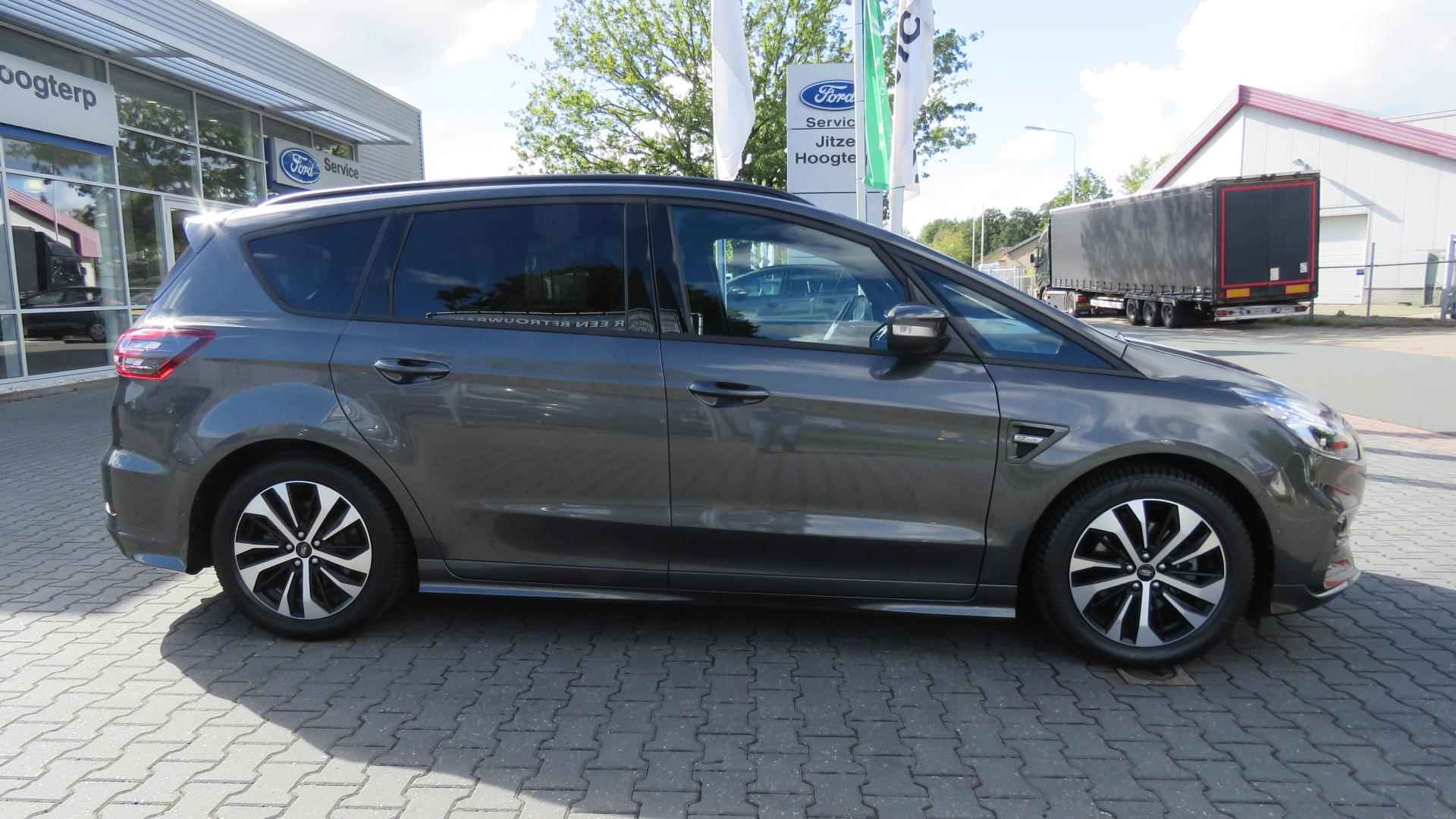 Ford S-Max 2.5 HYBRIDE 190 pk ST-Line 5 pers. Automaat, ParkPack, WinterPack, LED, Adapt. Cruise, 24648 km !! - 4/34