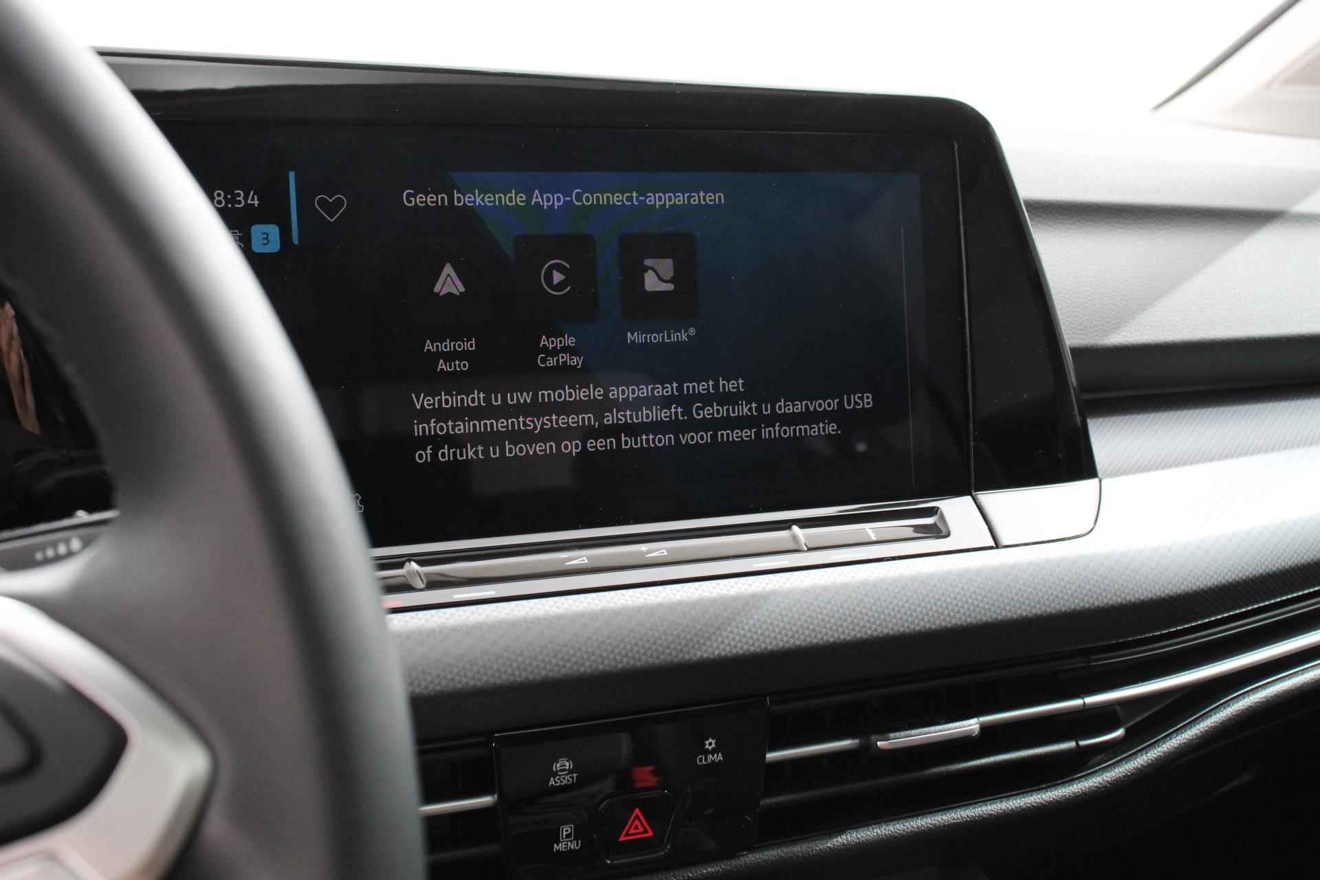 Volkswagen Golf 1.0 eTSI 110pk DSG Active | Navigatie | Panorama dak | Climate Control | Camera | Adaptive Cruise Control | Virtual Cockpit | Stoelverwarming | Extra Getint Glas - 15/27