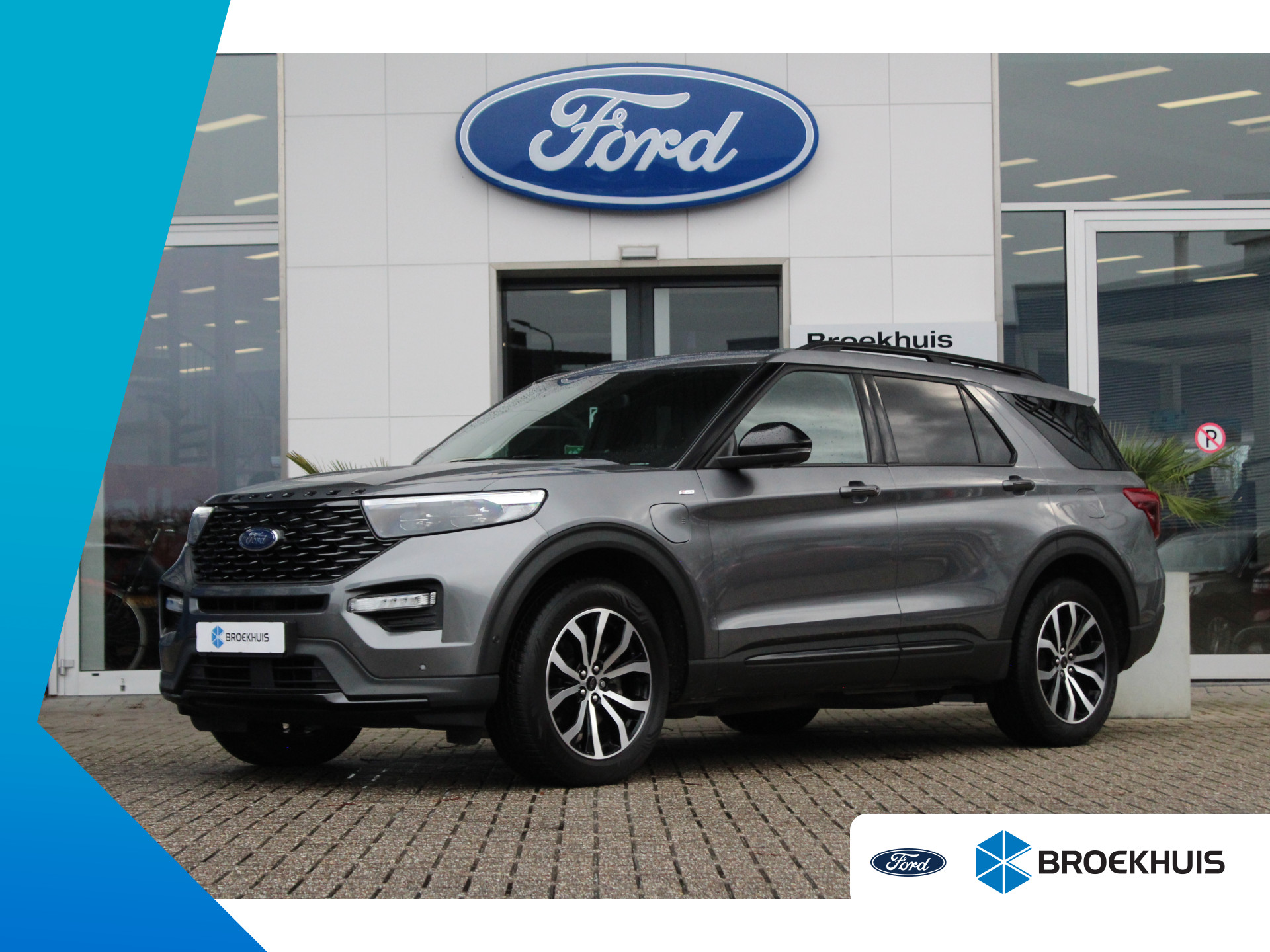 Ford Explorer 3.0 V6 PHEV ST-Line Panoramadak Stoelmassage BLIS Winterpack Adap. CruiseControl Camera V+A