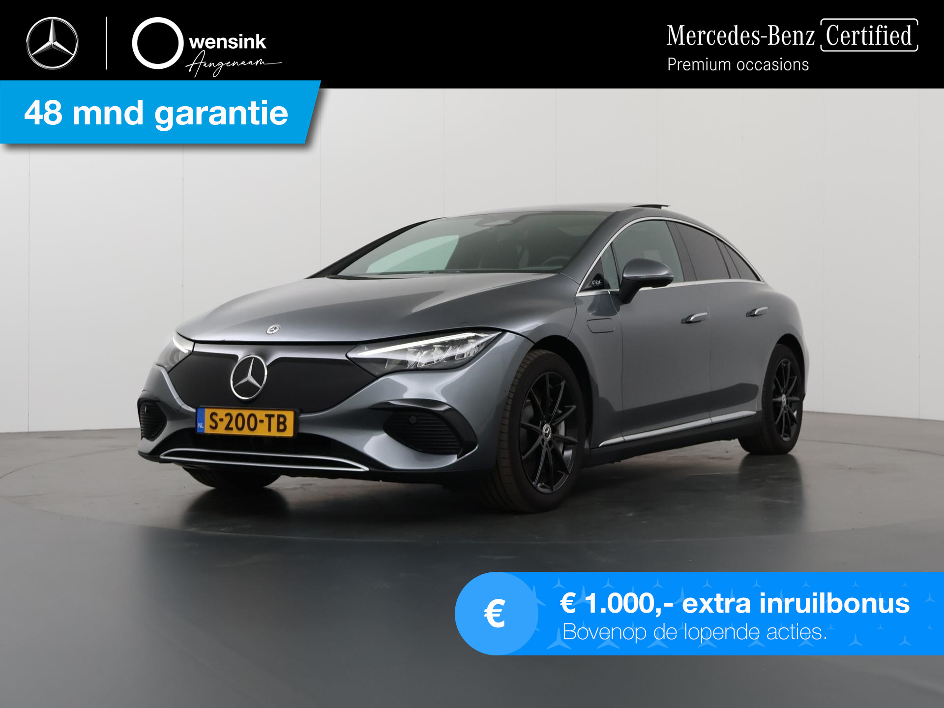 Mercedes-Benz EQE 300 Business Line 89 kWh  | Panoramadak | Getint glas | DAB radio | Stoelverwarming |