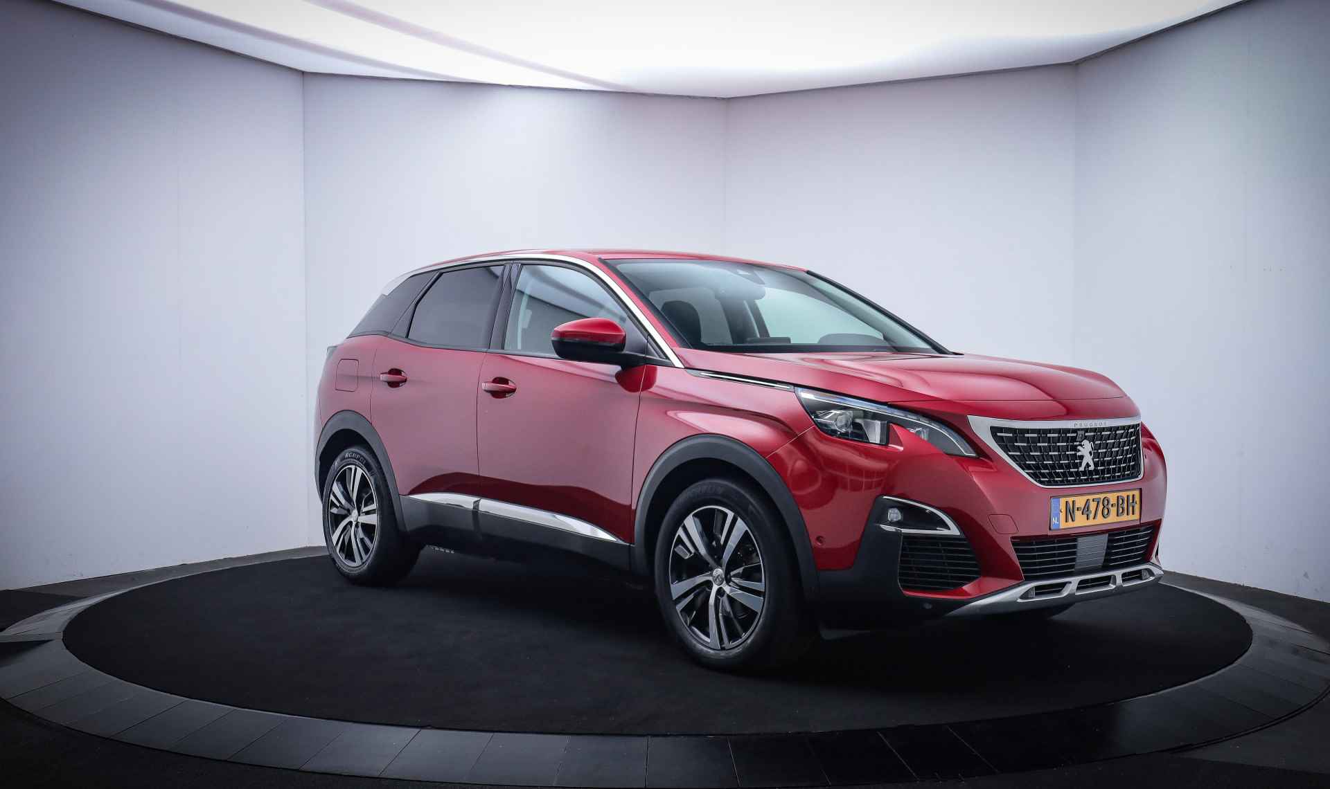 Peugeot 3008 1.2T ALLURE Plus FULL LED/360 CAM/CARPLAY/NAVI/CRUISE/DAB+/HALF LEDER/AFN TREKHAAK/LMV 18'' - 3/25