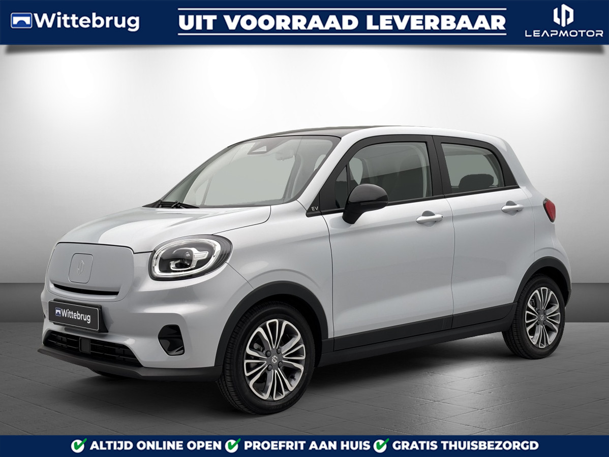 Leapmotor T03 Smart 37.7 kWh Volledig Elektrisch met 265 km WLTP Range, Airconditioning, Panoramadak, Adaptive Cruise Control en Uit voorraad leverbaar!