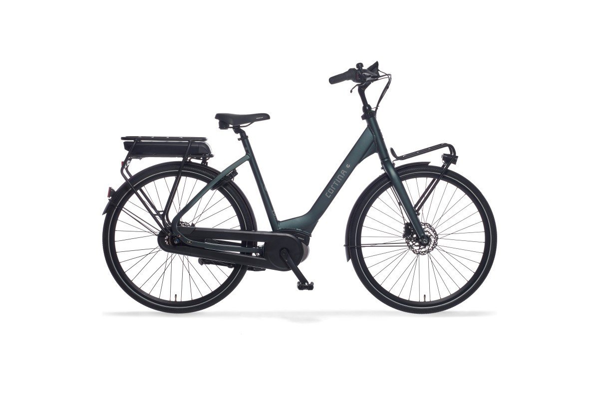 CORTINA E-Common 500wh Dames Dark Green Metallic Matt 50cm