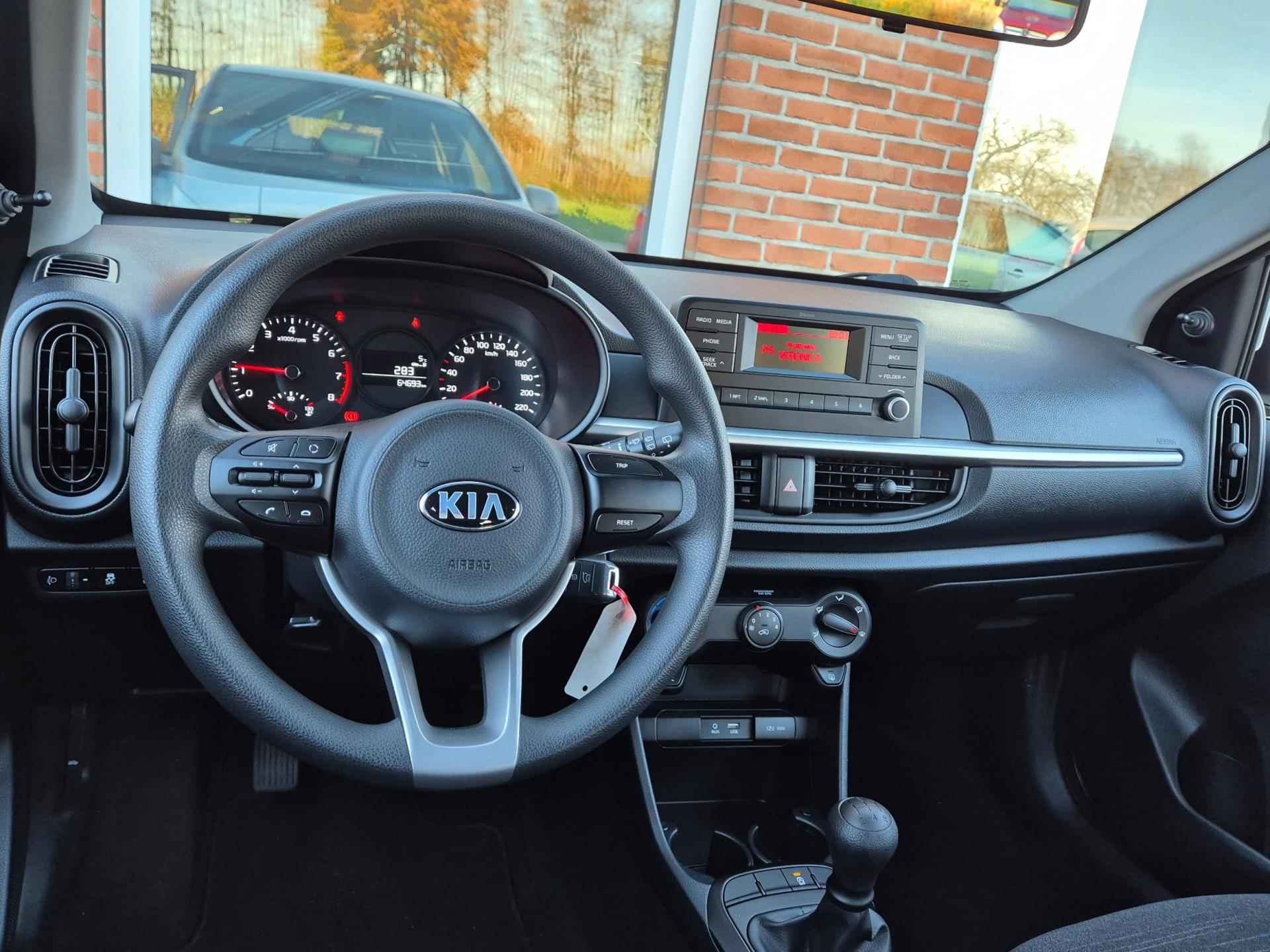 Kia Picanto 1.0 CVVT Economy Plus Line 67PK 5drs airco, elektr.ramen, usb, bluetooth RIJKLAAR - 10/17