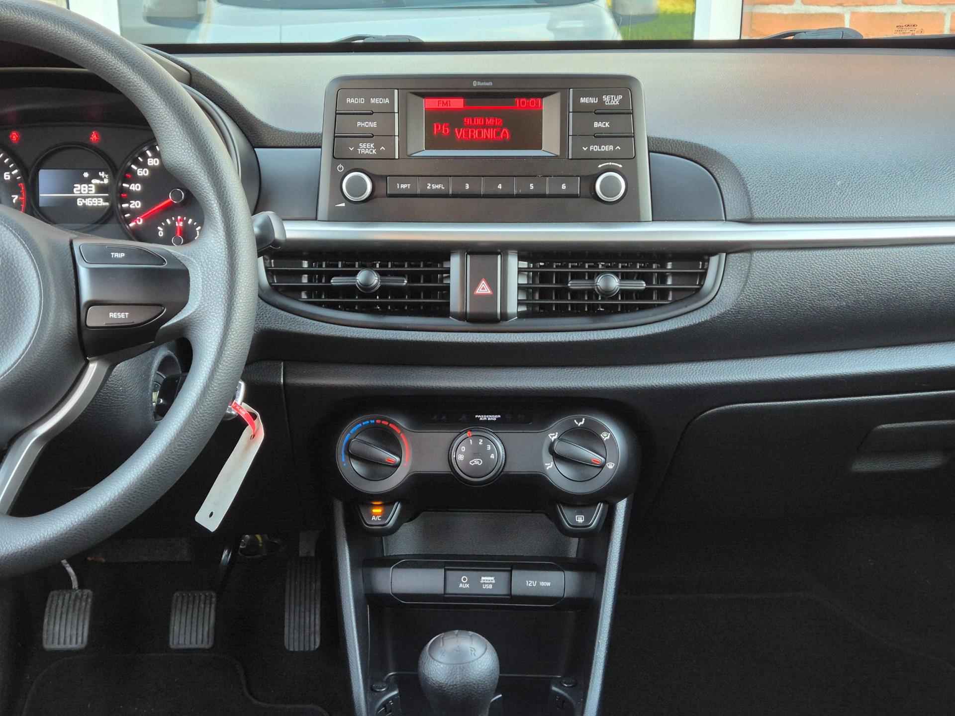 Kia Picanto 1.0 CVVT Economy Plus Line 67PK 5drs airco, elektr.ramen, usb, bluetooth RIJKLAAR - 11/17