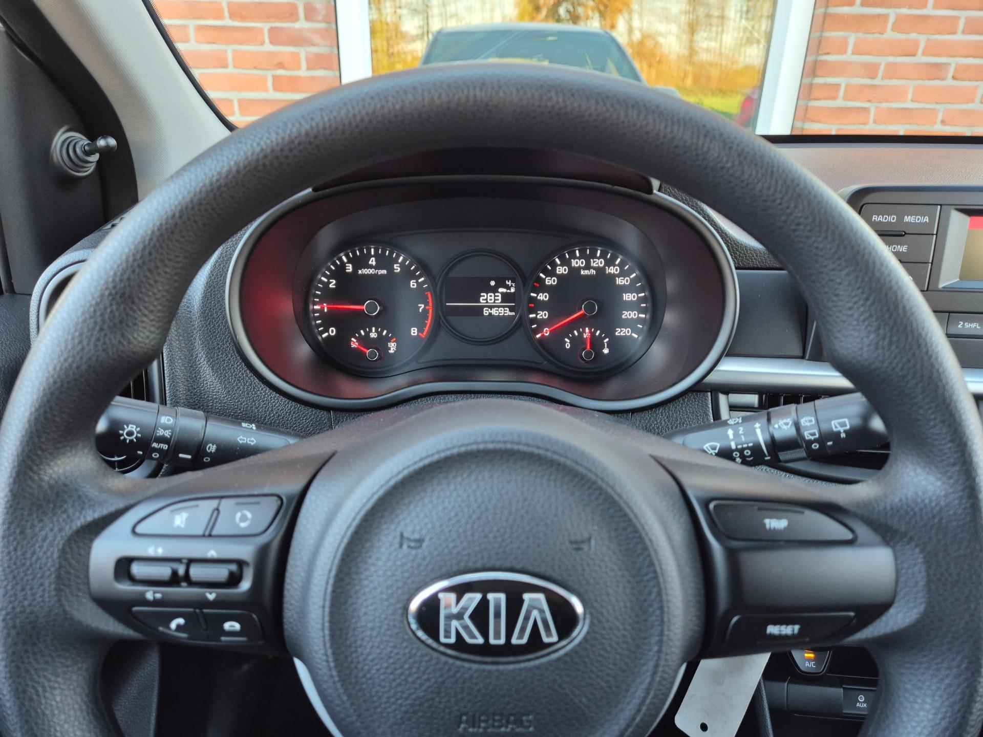 Kia Picanto 1.0 CVVT Economy Plus Line 67PK 5drs airco, elektr.ramen, usb, bluetooth RIJKLAAR - 12/17