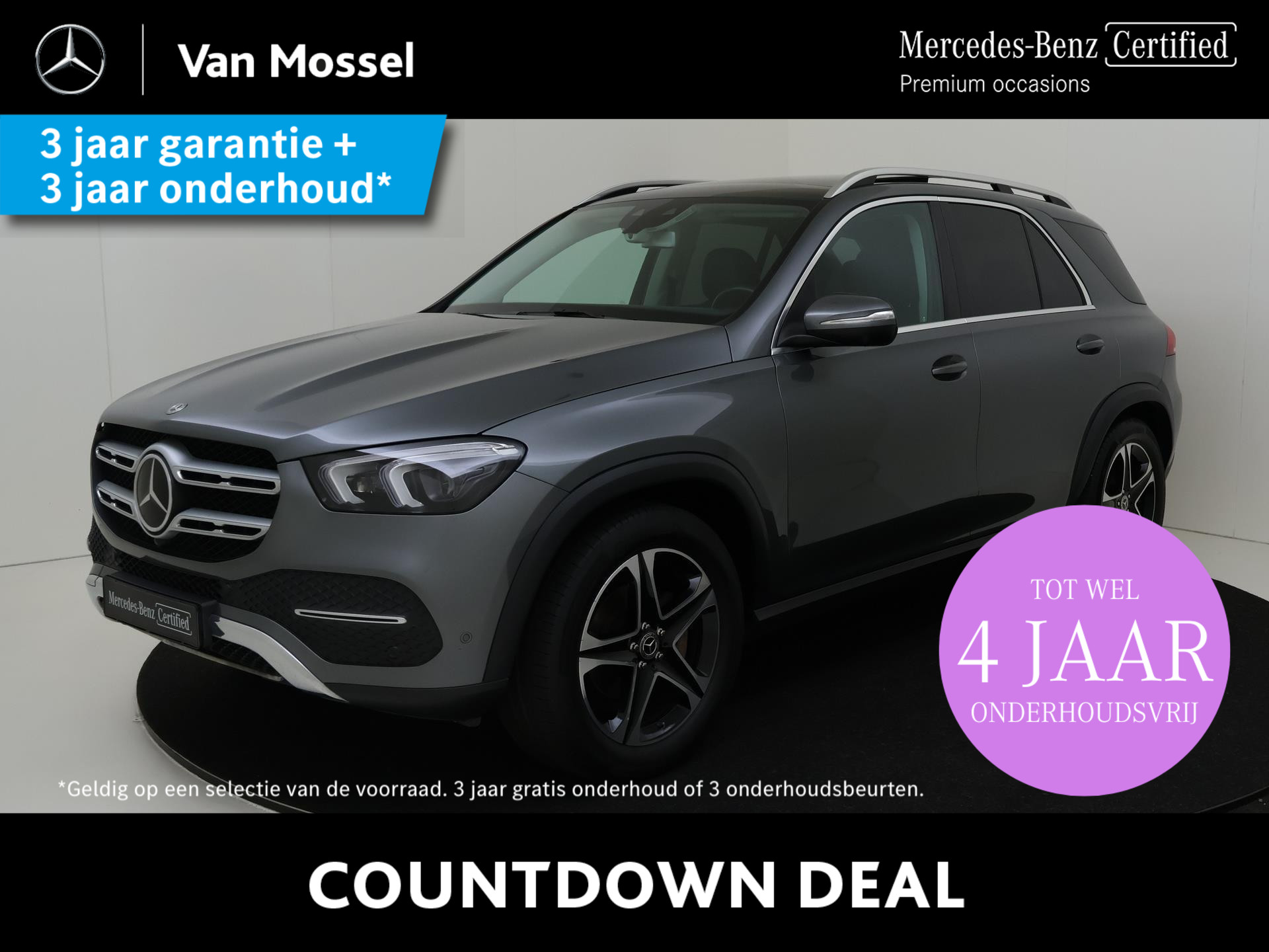 Mercedes-Benz GLE-klasse 300d / Stoelverwarming / 360Graden-Camera / Panaroma-schuifdak / Memory-Stoelen / Trekhaak /