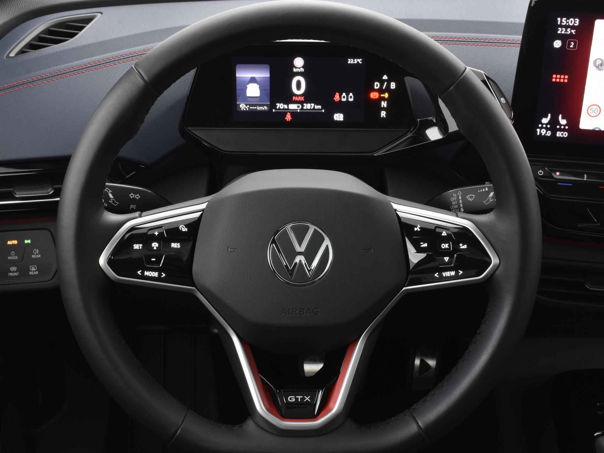 Volkswagen ID.5 GTX 77 kWh 300pk | Camera | Warmtepomp | Trekhaak | Keyless | Pano | Head-Up | 21'' Inch | Garantie t/m 30-06-2026 of 100.000km · TOPDEAL - 22/39