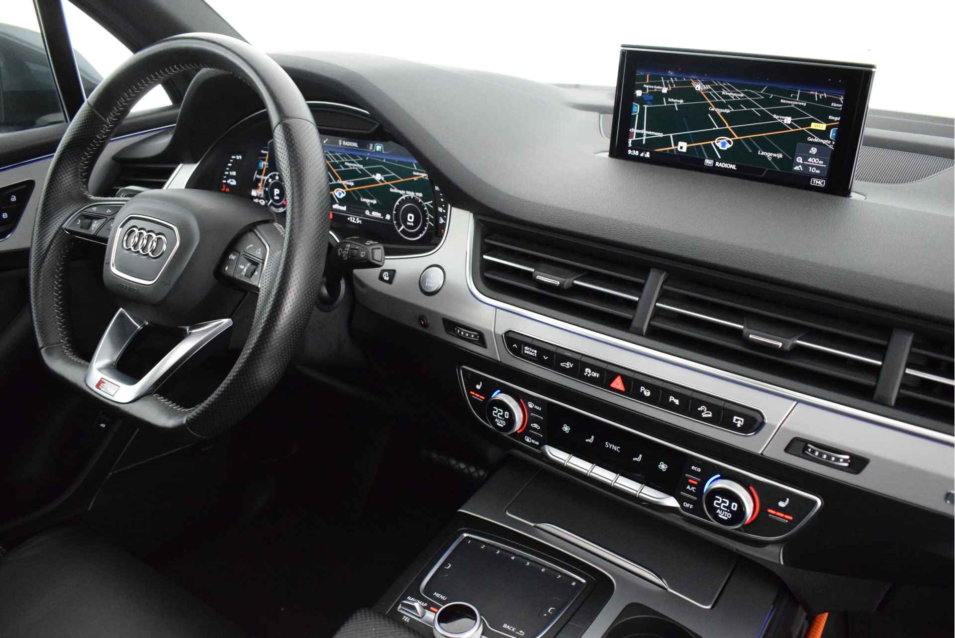 Audi Q7 3.0 TDI 374pk e-tron quattro S-Line Trekhaak Camera Luchtvering Bose Panoramadak Leder Virtual Cockpit Navigatie - 9/52