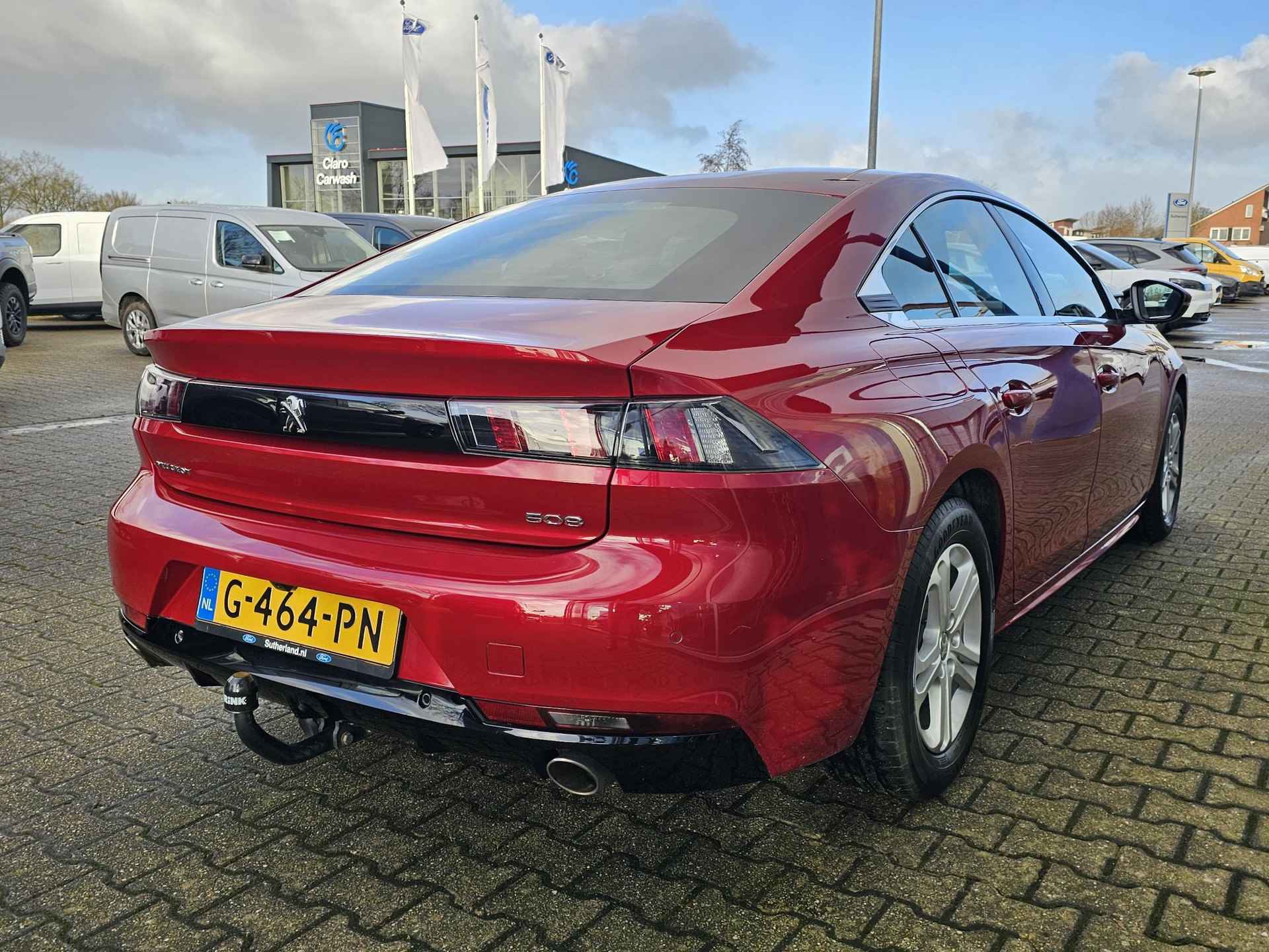 Peugeot 508 1.6 PureTech Blue Lease Active 180 pk | Zeer netjes | Virtual cockpit | Schakelbediening stuur | Lane assist | Trekhaak | Apps etc. - 6/35