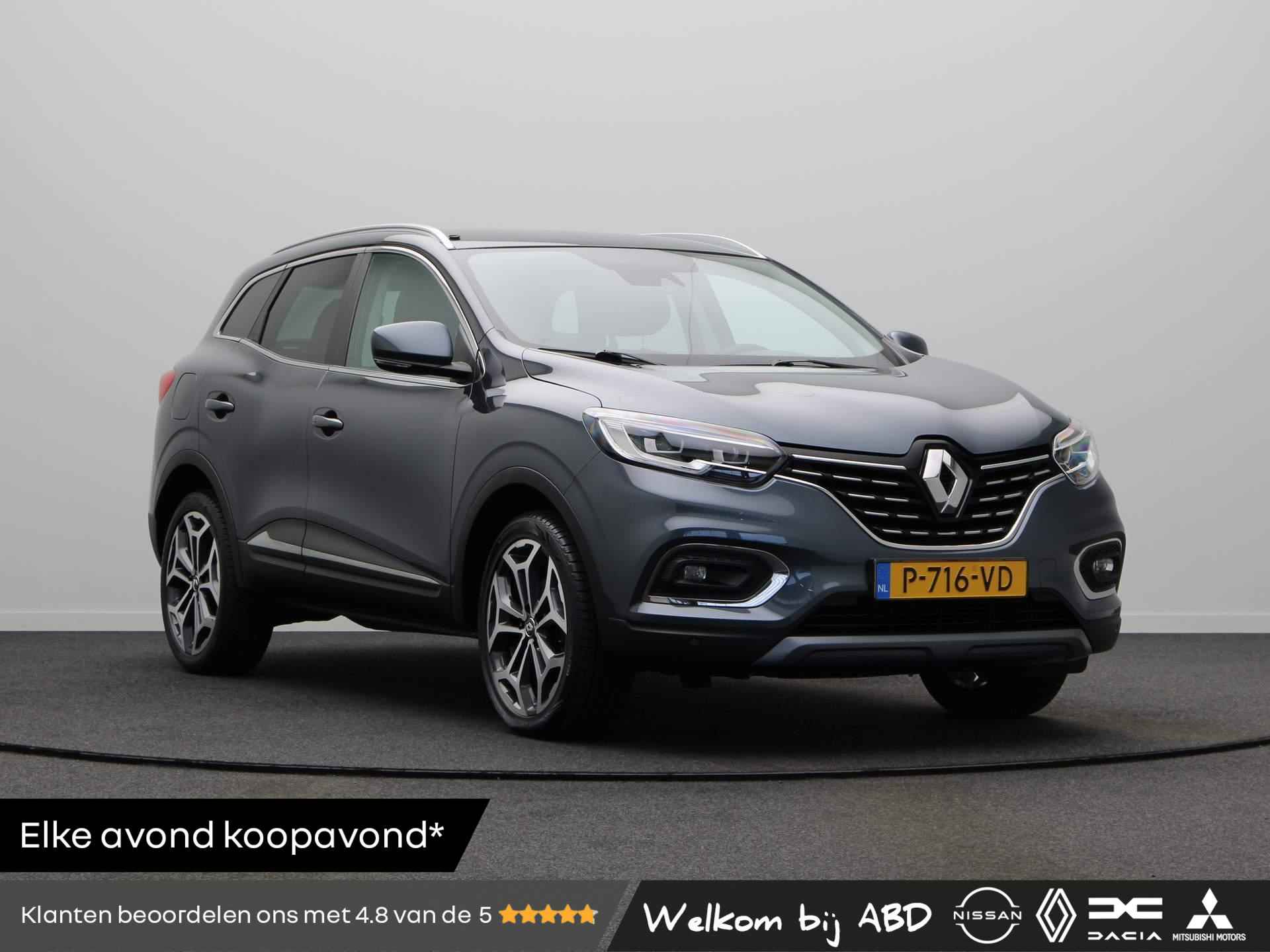 Renault Kadjar TCe 140pk Techno Automaat | 1500kg geremd | Navigatie | Achteruitrijcamera | Trekhaak | Parkeersensoren Voor en Achter met Camera | Half Lederen Bekleding | - 1/48