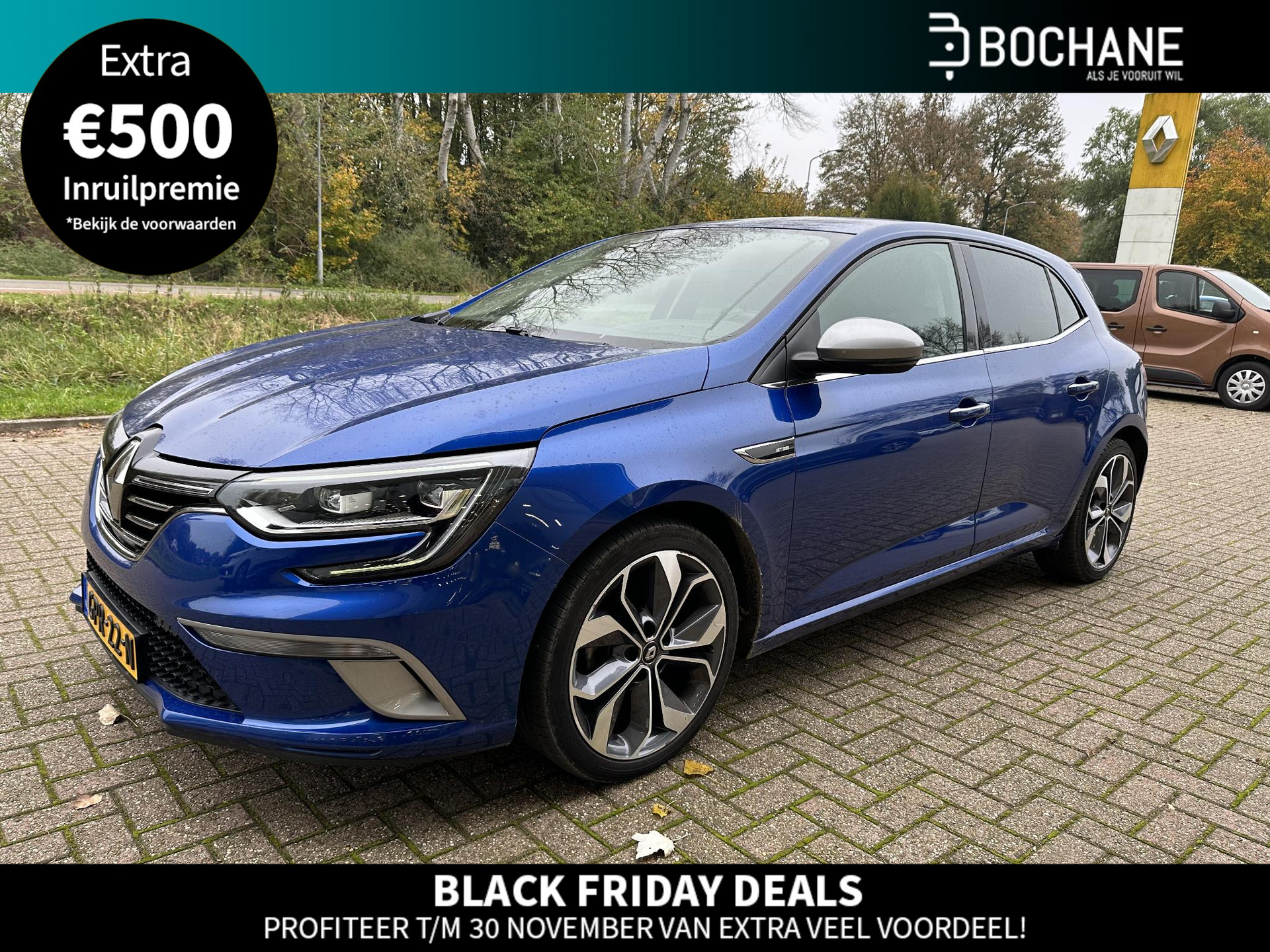 Renault Mégane 1.3 TCe 140 GT-Line | Trekhaak | Stoelverwarming | Lichtmetalen velgen 18" | Parkeersensoren voor, achter en achteruitrijcamera