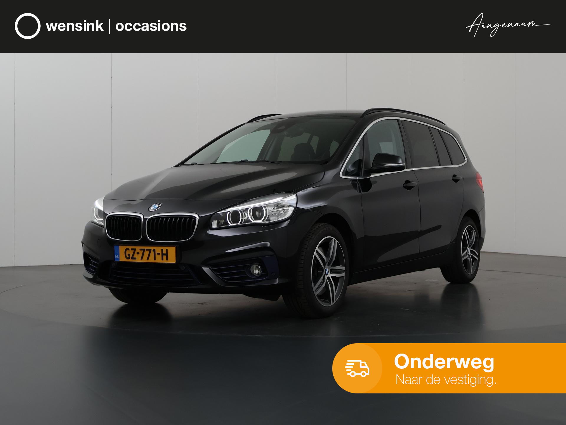 BMW 2-serie Gran Tourer 220i Sport High Executive 7p. | Trekhaak | Navigatiesysteem | Leder | Led Koplampen | Head-Up | Parkeersensoren | Stoelverwarming | Cruise Control |