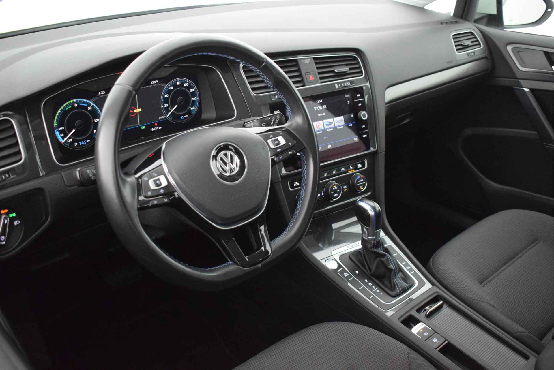 Volkswagen e-Golf 136pk Warmtepomp Keyless Virtual Cockpit Stoelverwarming Led Navigatie - 3/44