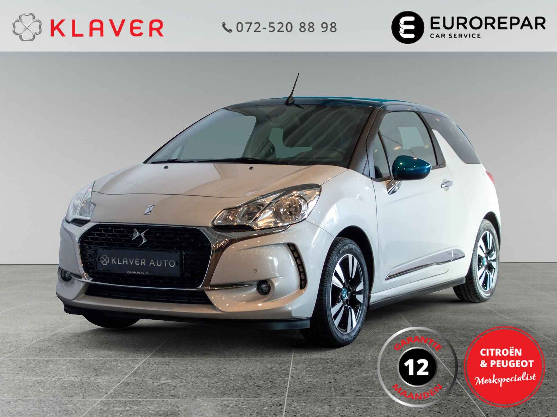 DS DS 3  1.2 Cabrio So Chic | Camera | Navi | Sensoren |