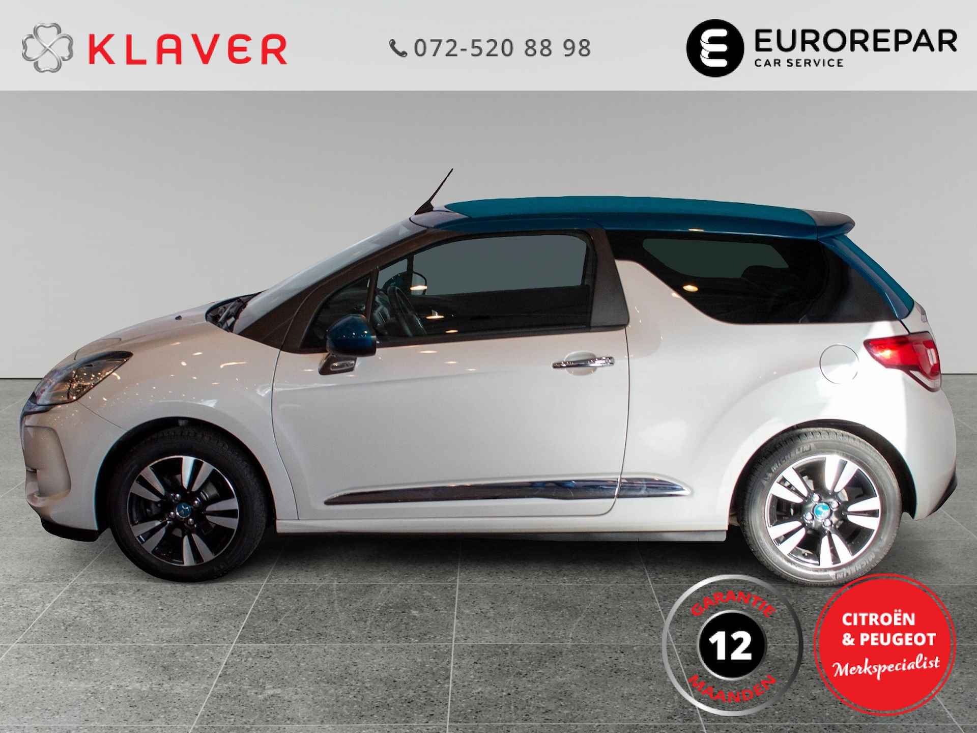 Citroen  DS 3  82 PK Cabrio So Chic | Camera | Navi | Sensoren | - 4/36