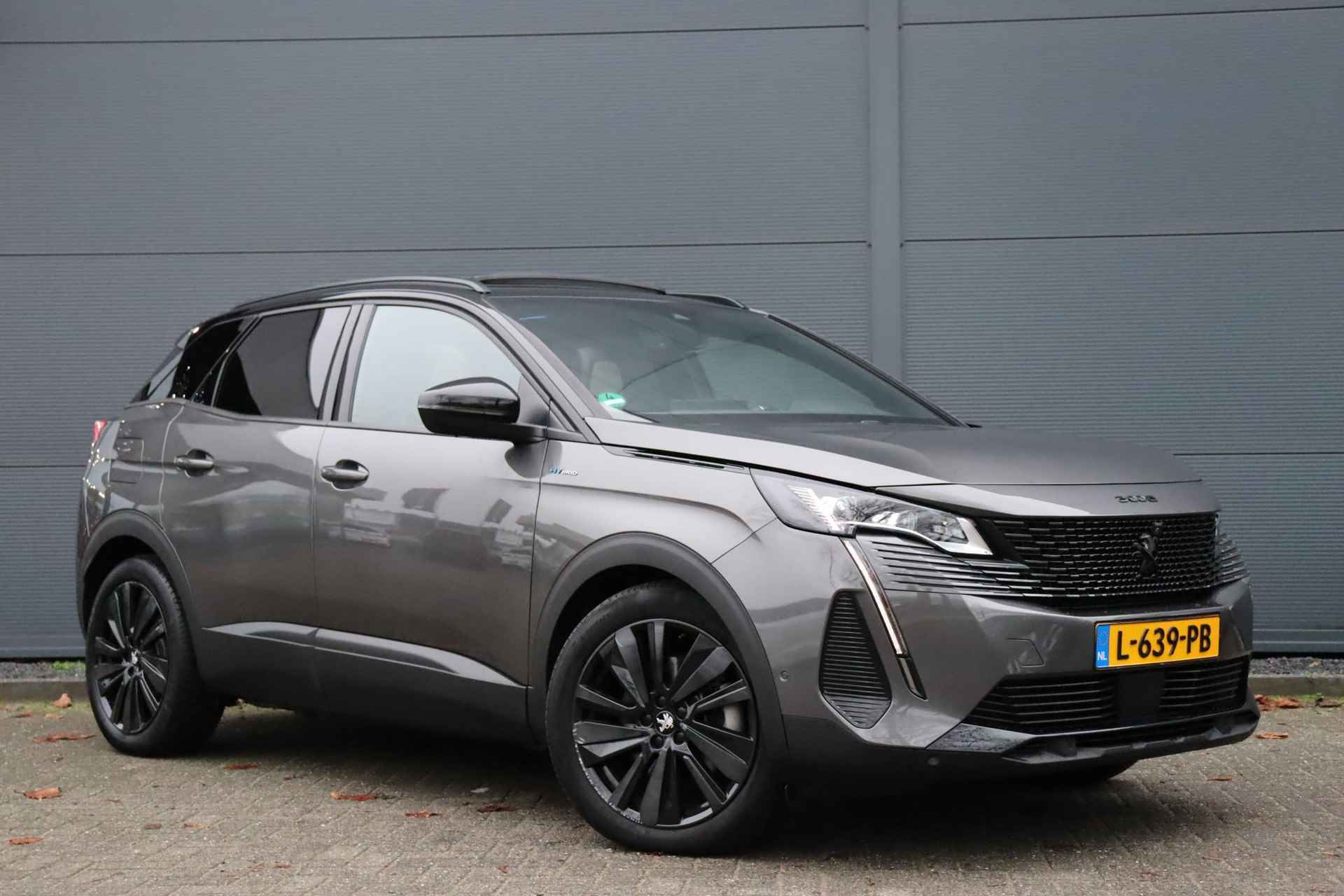 Peugeot 3008 1.6 HYbrid 225 Blue Lease GT Pano/Schuifdak FOCAL-Audio Stoelverwarming Massage-Stoelen - 2/37