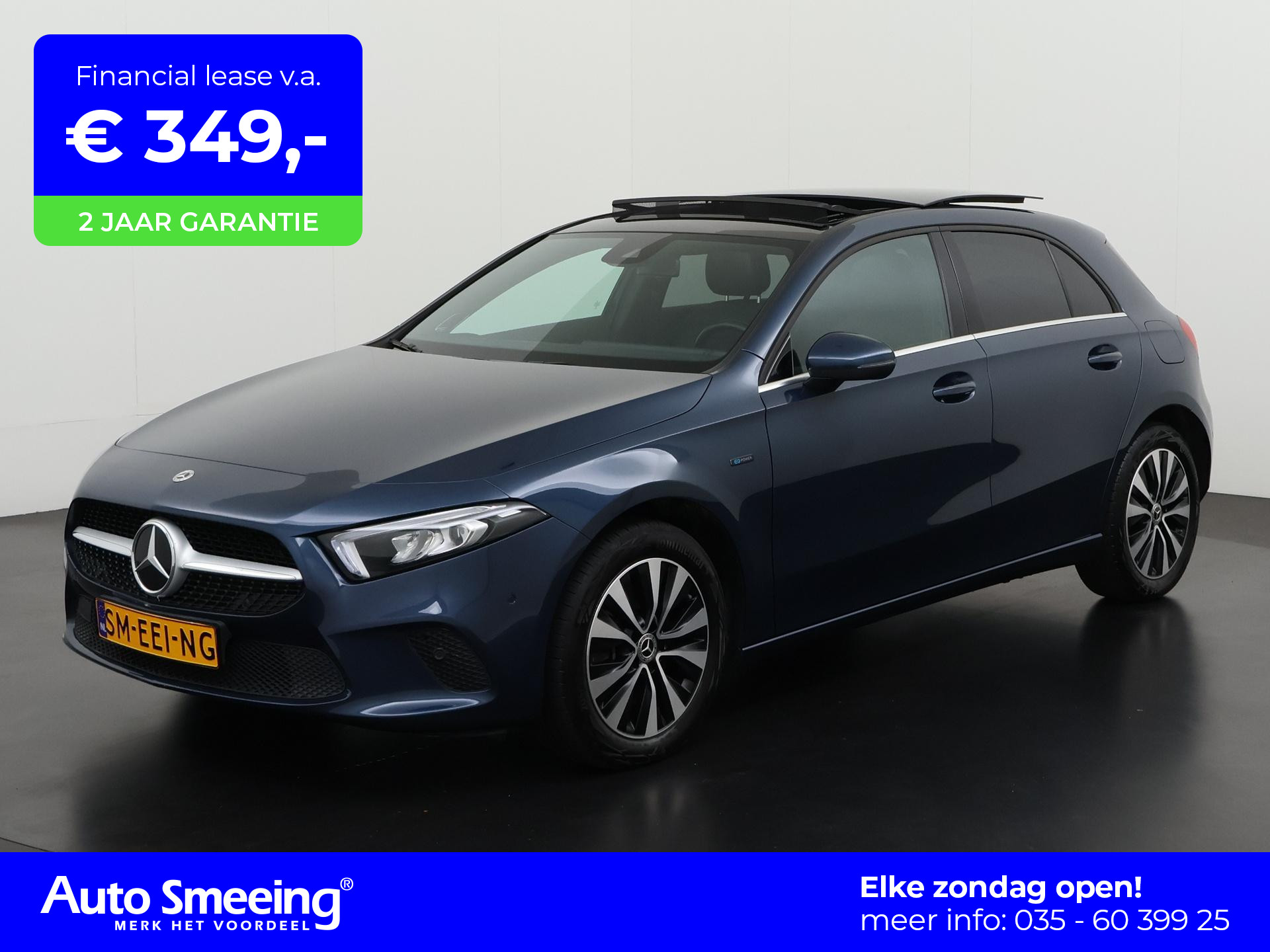 Mercedes-Benz A-klasse 250e Style | Schuifdak | Leder | Plug-In | Zondag Open!