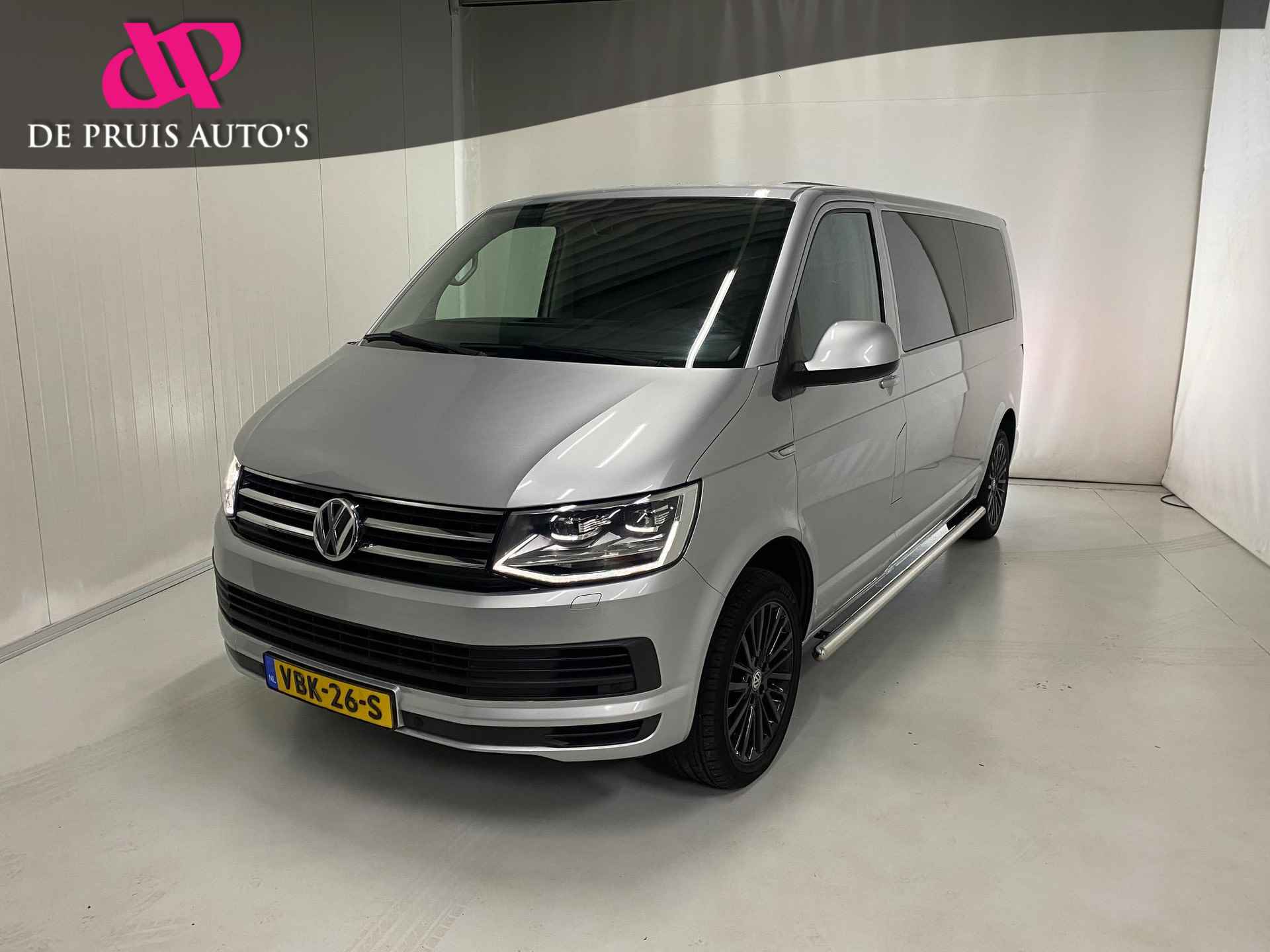 Volkswagen Transporter 2.0 TDI L2H1 DC Caravelle Leer Camera Trekhaak sidebars - 1/32