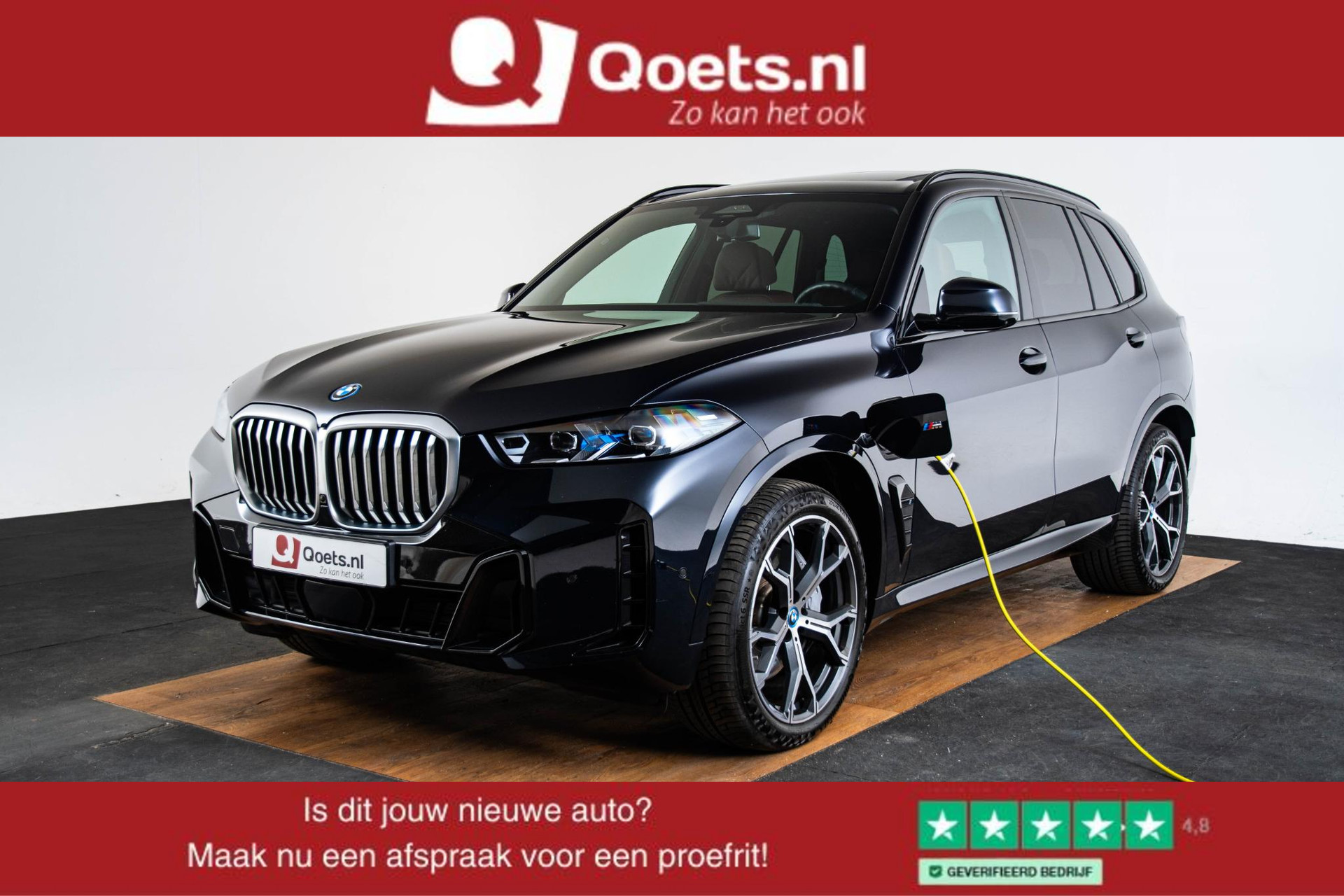 BMW X5 xDrive50e M Sport - Trekhaak - Panoramadak - Comfortstoelen - Stoelventilatie - Comfort Acces - Geluiddempende/getinte Ruiten - Parking/Driving Assistant - Harman Kardon - Zonneschermen achter -