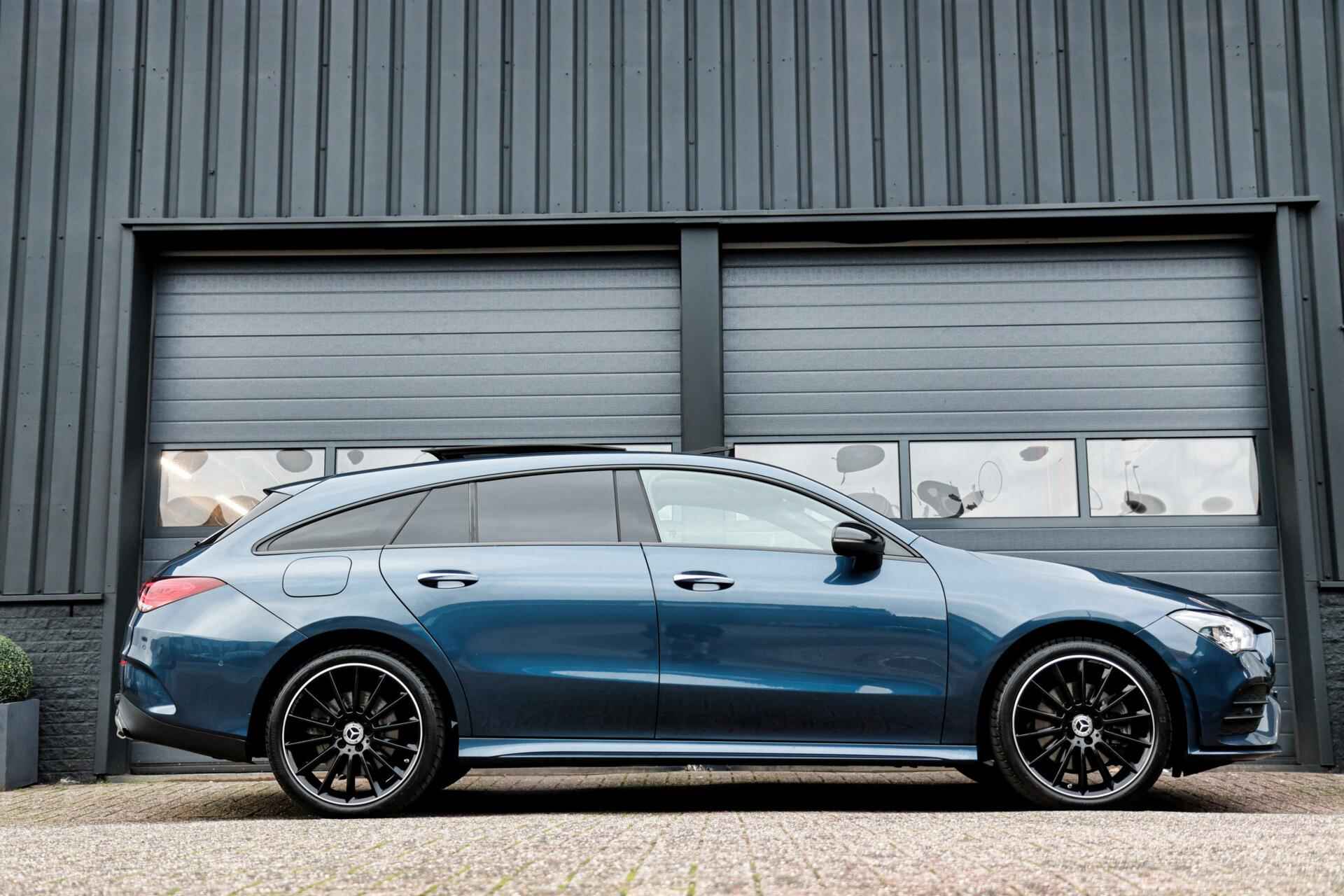 Mercedes CLA-klasse Shooting Brake 250e AMG-Pakket /PANODAK/HUD/MEMORY/SFEERVERL./CARPLAY/STOELVERW./KEYLESS! - 3/27