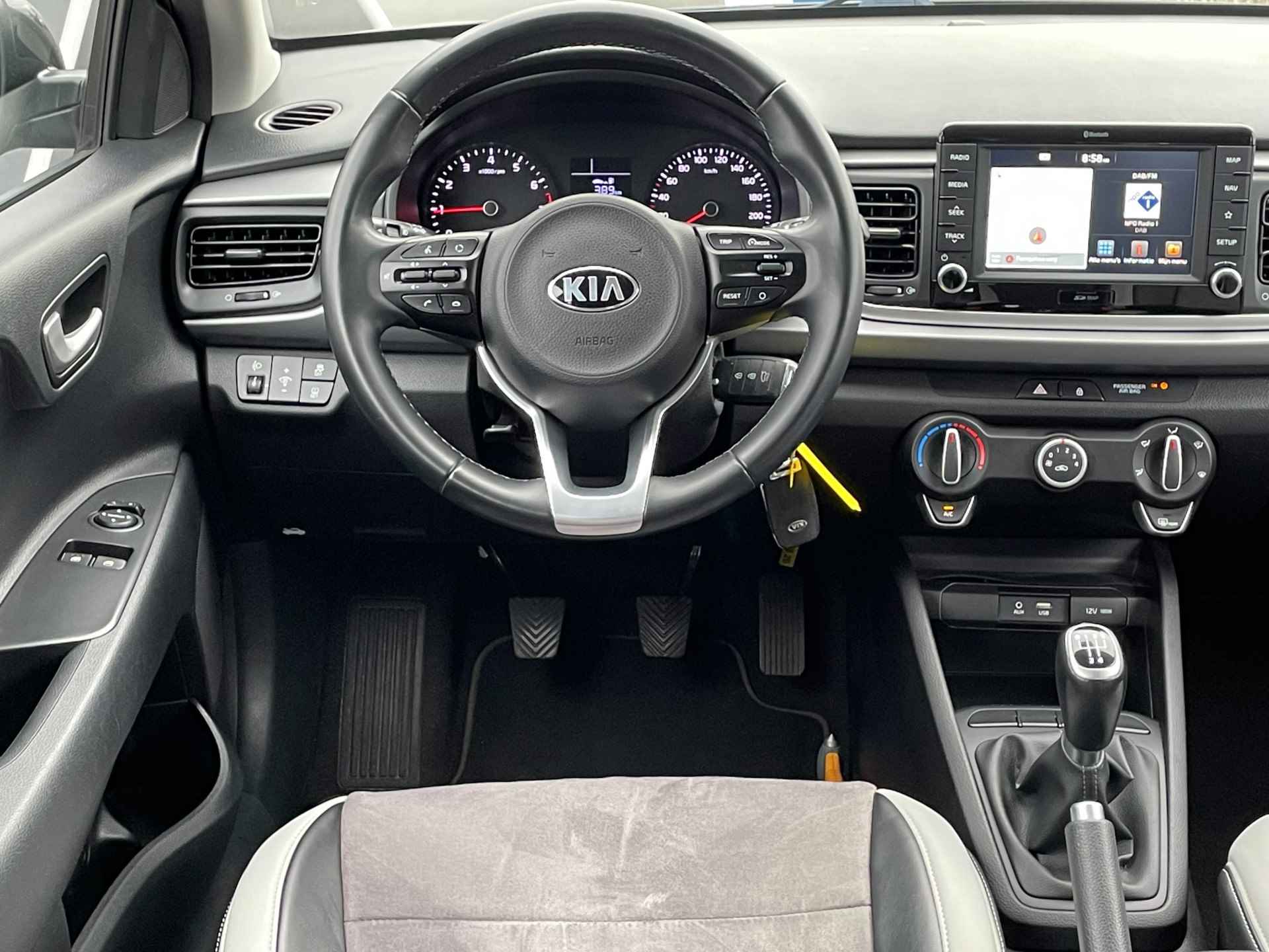 Kia Rio 1.0 TGDI Design Edition | Cruise Control | Camera | Carplay | Airco | Lederen/Alcantara bekleding  \ - 5/36