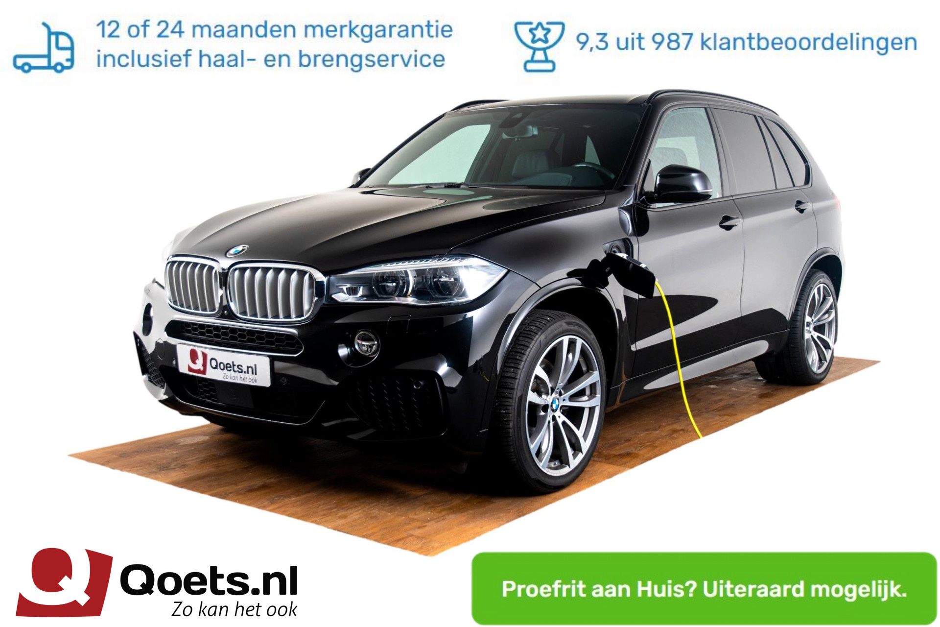 BMW X5 xDrive40e High Executive M-sport Pakket - Trekhaak - Comfort Access - Soft Close - 360°Camera - Adaptive LED - Driving Assistant Plus - Stoelventilatie - Stoelverwarming - Comfortstoelen - Privacy Glass - Head-up - Harman Kardon - 20 inch - Leder bij viaBOVAG.nl