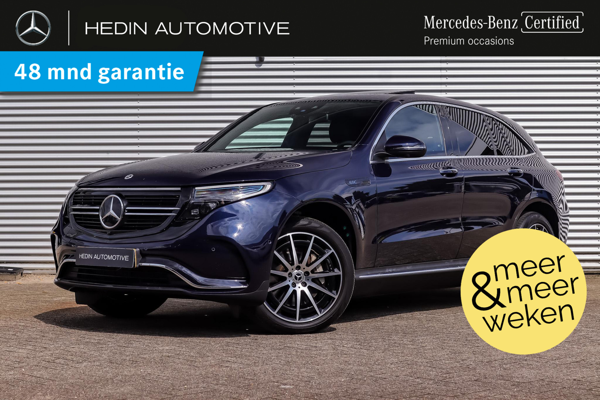 Mercedes-Benz EQC EQC 400 4MATIC Business Solution AMG | Distronic | Head-Up | Multibeam LED | Advanced Sound System | 360° Camera | Sfeerverlichting | Stoelverwarming