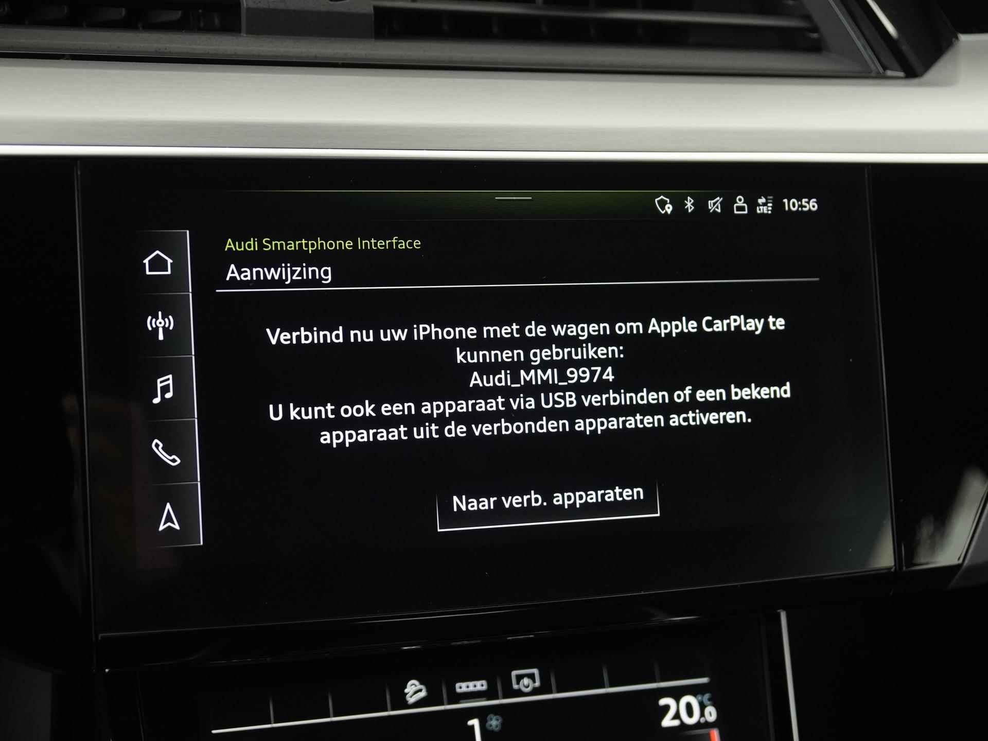 Audi e-tron Sportback 50 quattro S edition 71 kWh | Trekhaak | Schuifdak | Mem-Stoel | Virtual cockpit | Elek. Achterklep | Zondag Open! - 16/48