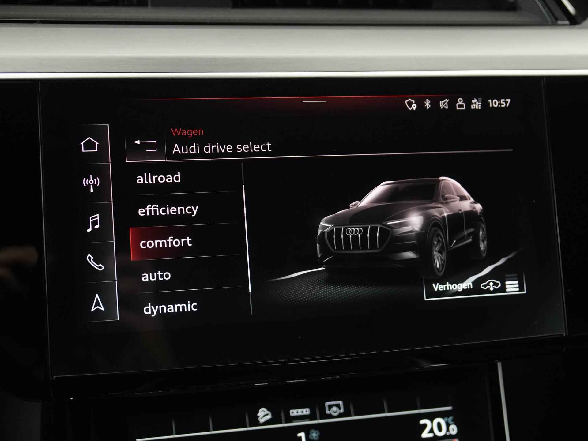 Audi e-tron Sportback 50 quattro S edition 71 kWh | Trekhaak | Schuifdak | Mem-Stoel | Virtual cockpit | Elek. Achterklep | Zondag Open! - 17/48