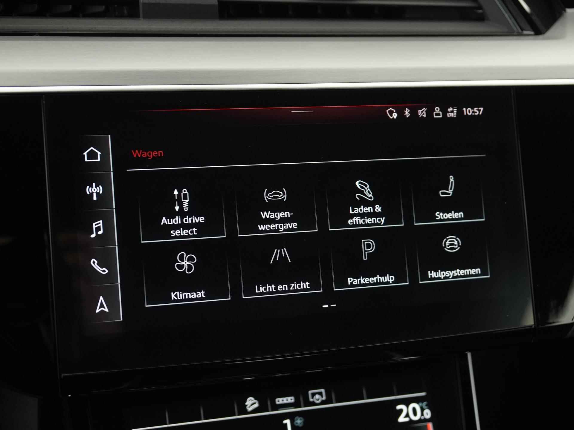 Audi e-tron Sportback 50 quattro S edition 71 kWh | Trekhaak | Schuifdak | Mem-Stoel | Virtual cockpit | Elek. Achterklep | Zondag Open! - 40/48