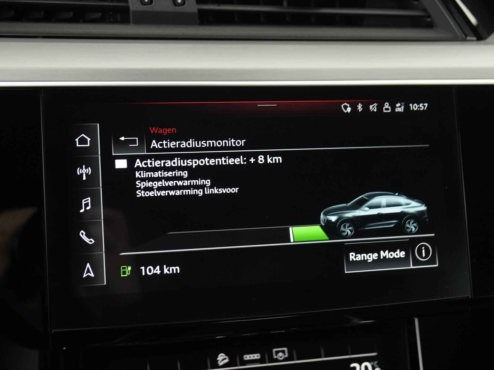 Audi e-tron Sportback 50 quattro S edition 71 kWh | Trekhaak | Schuifdak | Mem-Stoel | Virtual cockpit | Elek. Achterklep | Zondag Open! - 43/48