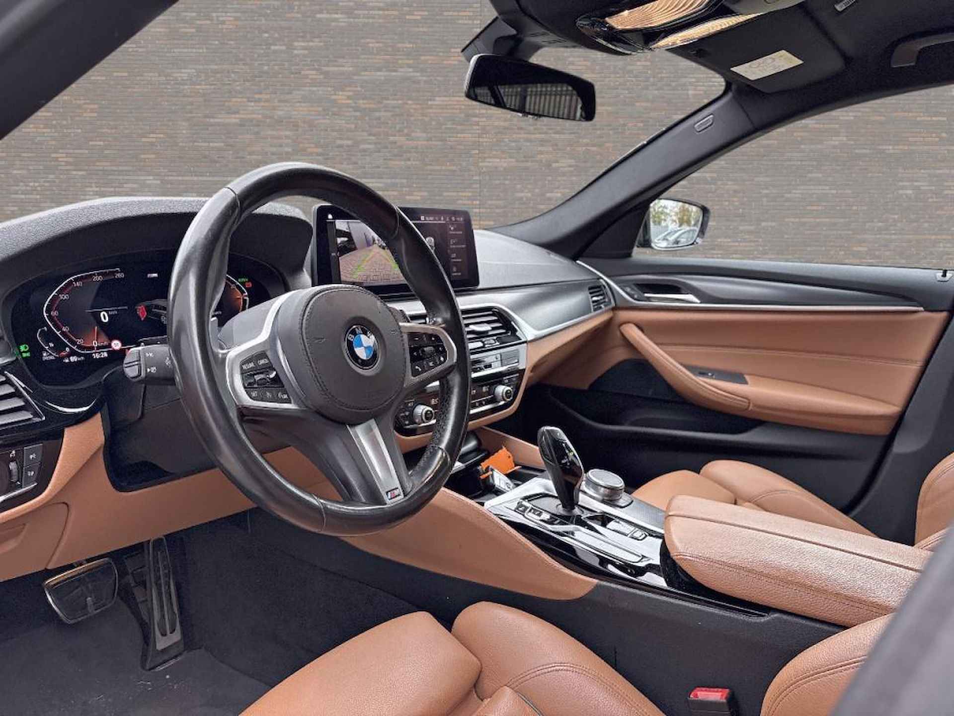 BMW 5 Serie Touring 518d M-PAKKET ECC LMV NAVIGATIE LEDER SPORTSTOELEN - 5/14