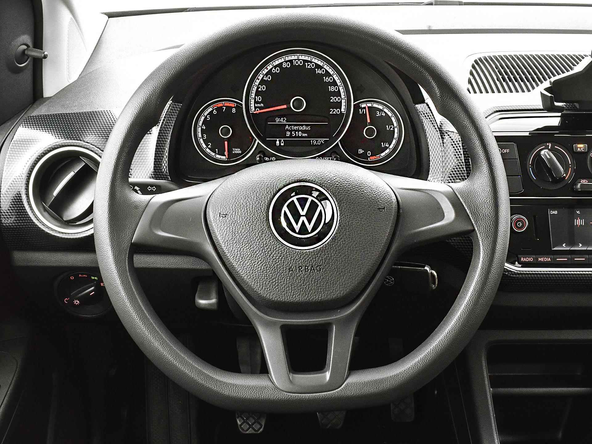 Volkswagen Up! 1.0 65pk | Airco | Bluetooth | Telefoonhouder | Lane Assist | Elek. Ramen | Garantie t/m 26-01-2026 of 100.000km - 13/25