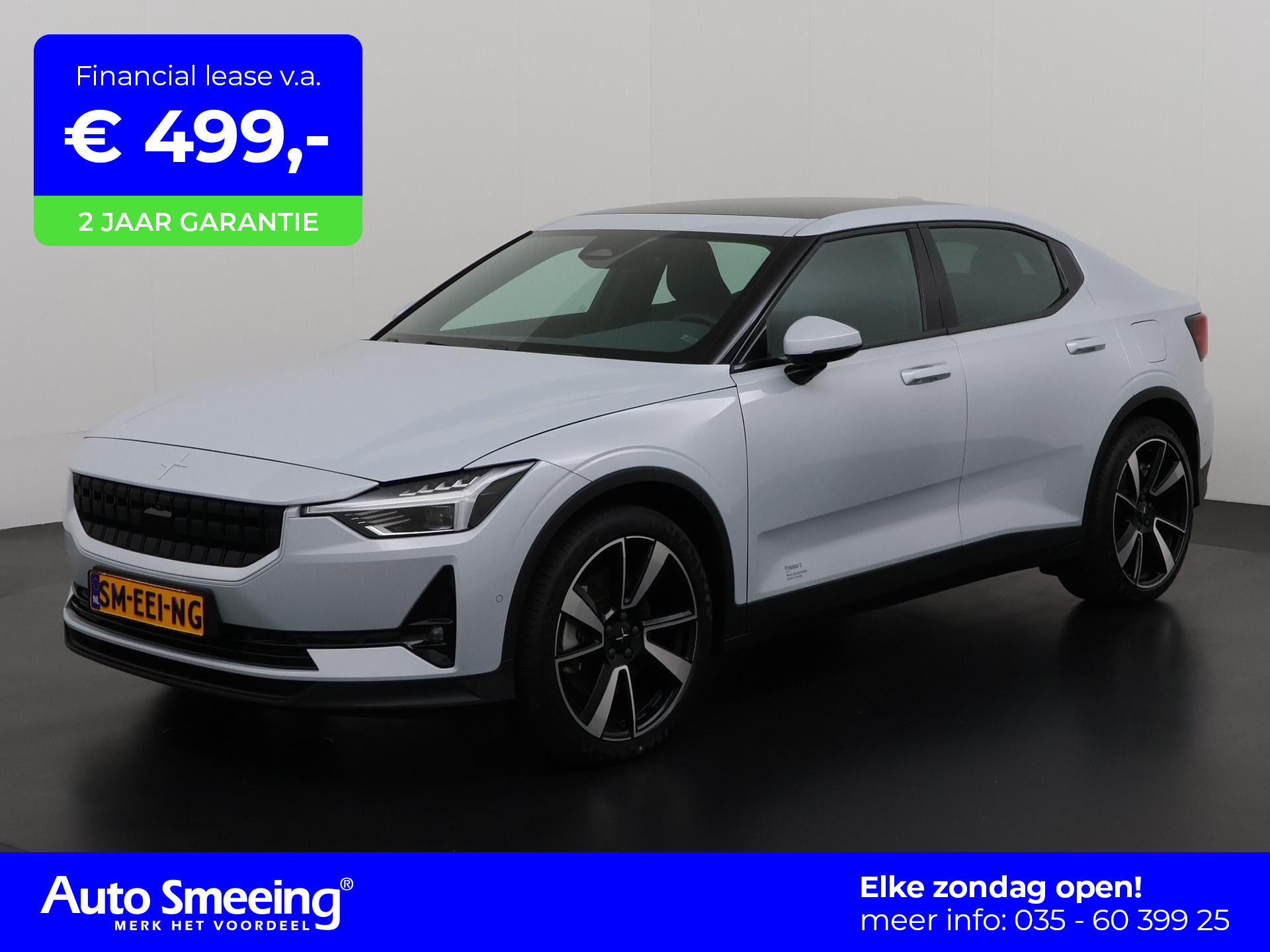 Polestar 2 Long Range Dual AWD 78 kWh | Pilot en Plus pakket | Panoramadak | Mem stoel | Zondag open!