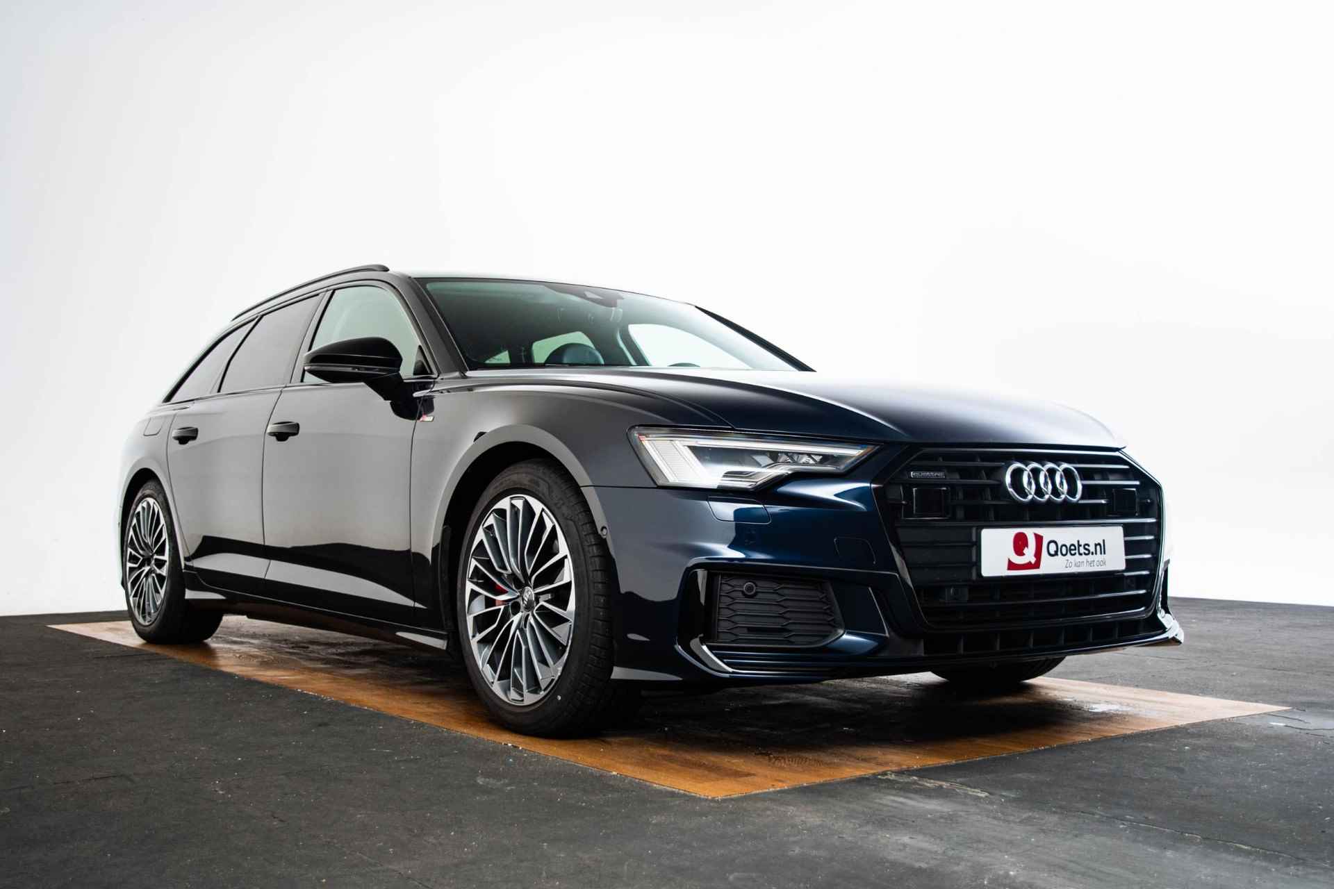 Audi A6 Avant 55 TFSI e quattro Competition Trekhaak - Stoelverwarming - Matrix LED - Assistentiepakket City & Tour - Sportstoel - Bekleding leder - MMI navigatie - 75/101