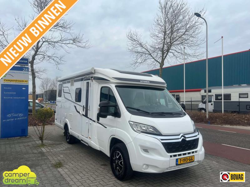 Hymer 580  222 breedt en 6.79 Lang