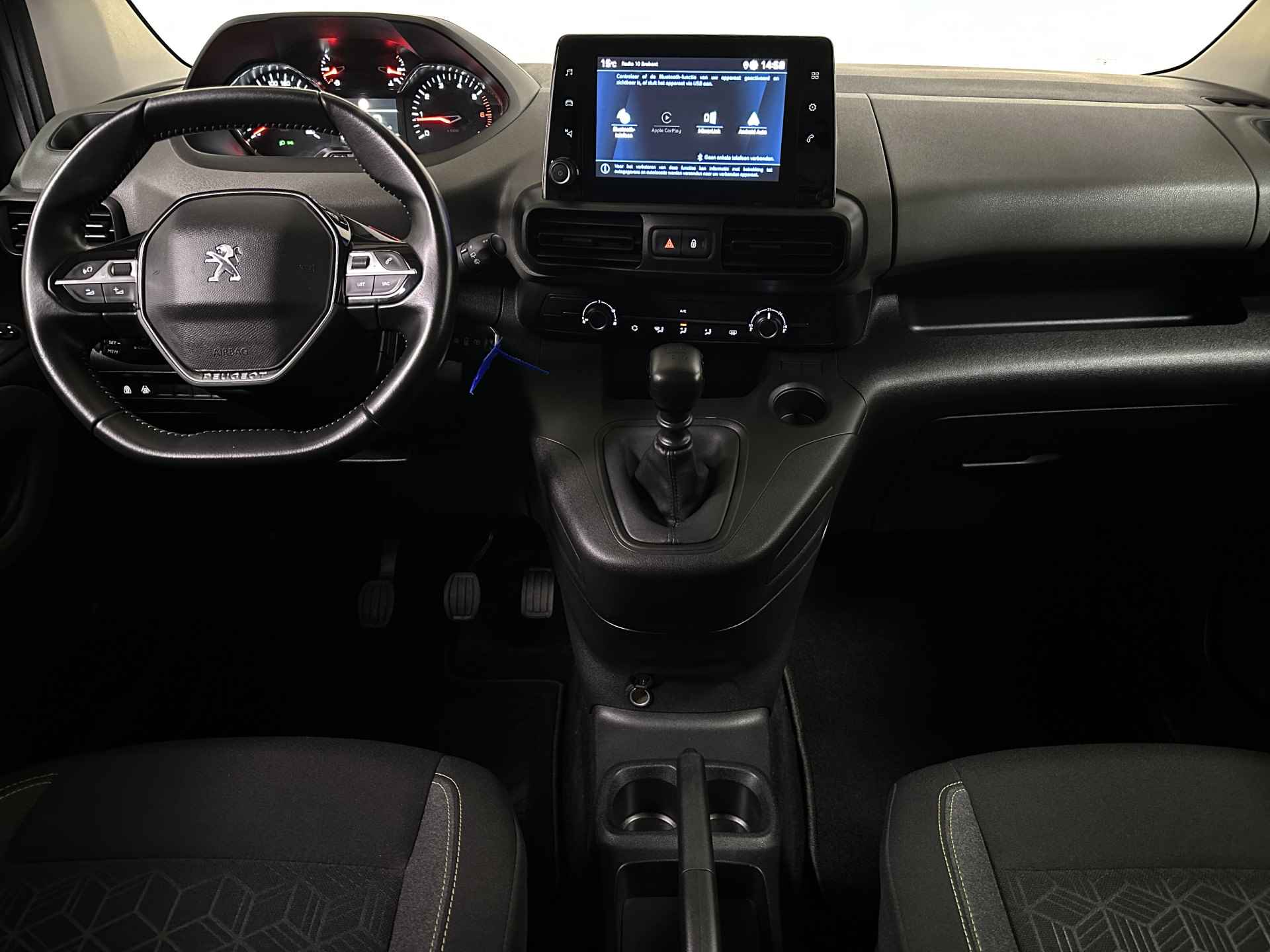 Peugeot Rifter 1.2 Puretech Active 110pk 5 persoons | Apple Carplay | Cruise Control | 2X Schuifdeur | Laneassist | Airco | Parkeersensoren | - 17/33