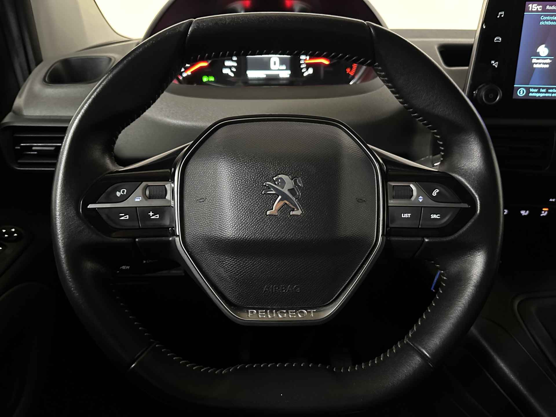 Peugeot Rifter 1.2 Puretech Active 110pk 5 persoons | Apple Carplay | Cruise Control | 2X Schuifdeur | Laneassist | Airco | Parkeersensoren | - 20/33