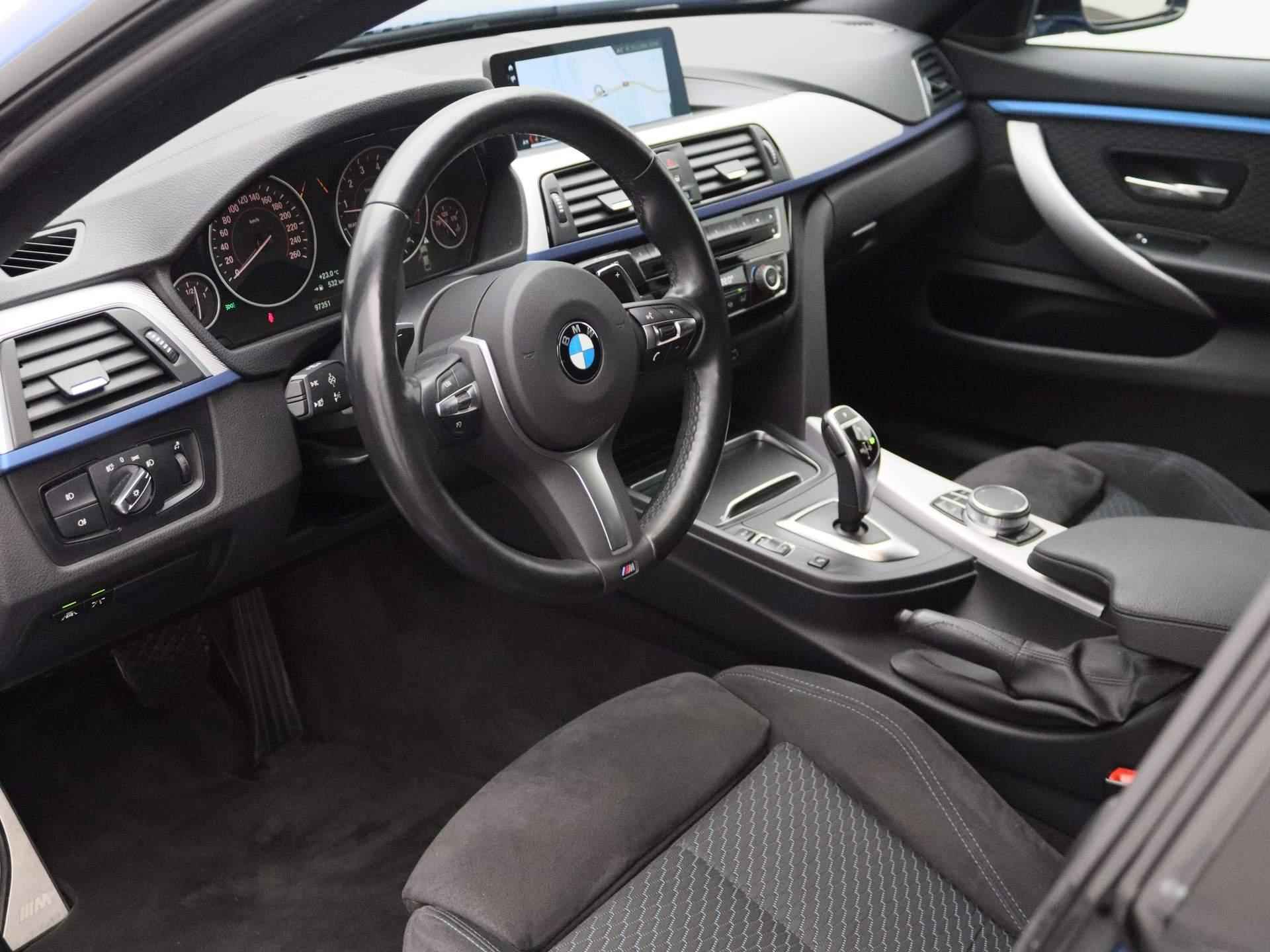 BMW 4-serie Gran Coupé 420i Executive | Automaat | Navigatie | Climate control | Parkeer sensoren | LMV | LED | Stoel verwarming - 18/51