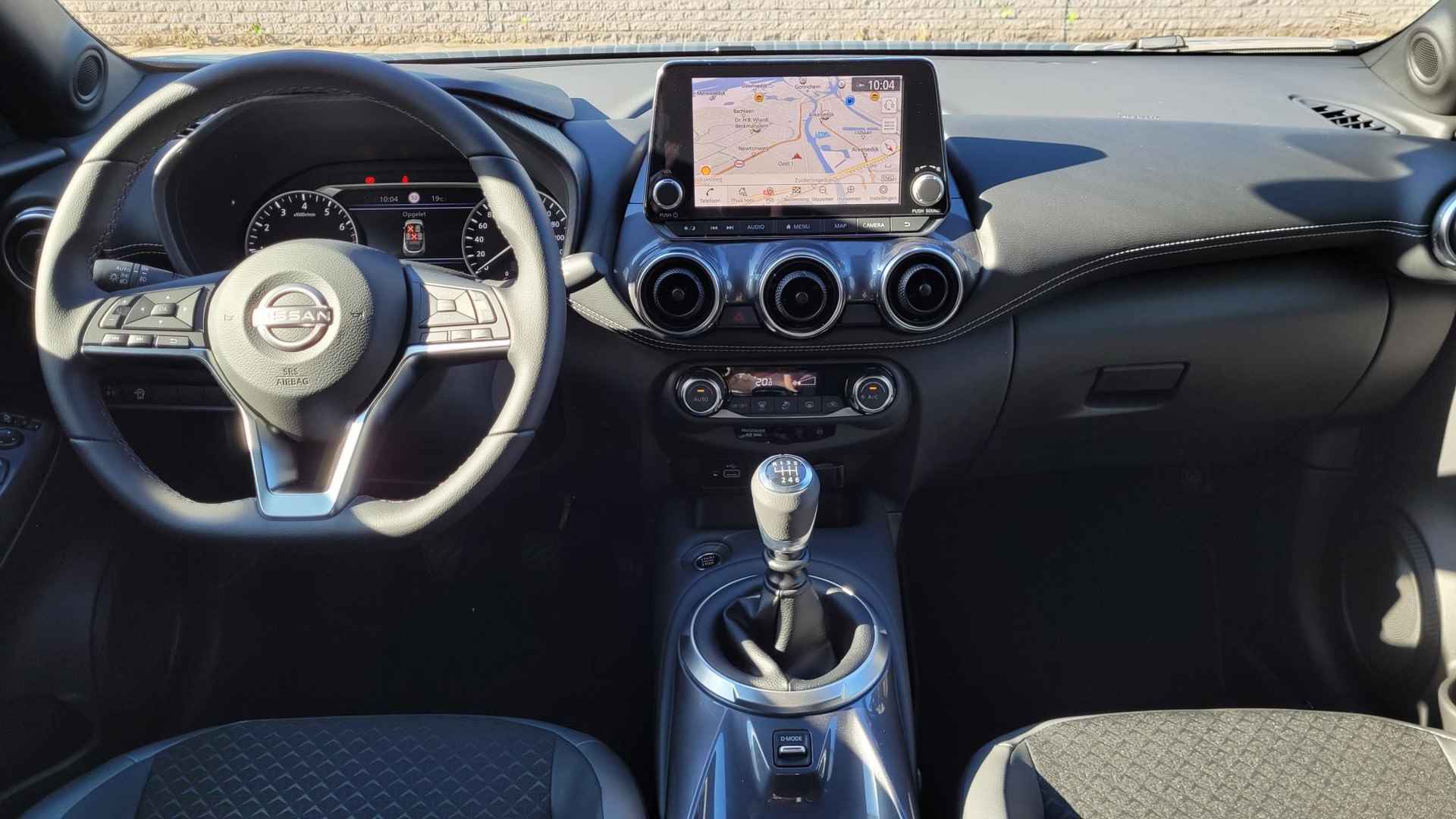Nissan Juke 1.0 DIG-T N-Design | Camera | PDC voor+achter | Climate Control | Full-Map Navigatie | Apple Carplay & Android Auto | 19" LMV | Betreft nieuw te bestellen! - 15/28