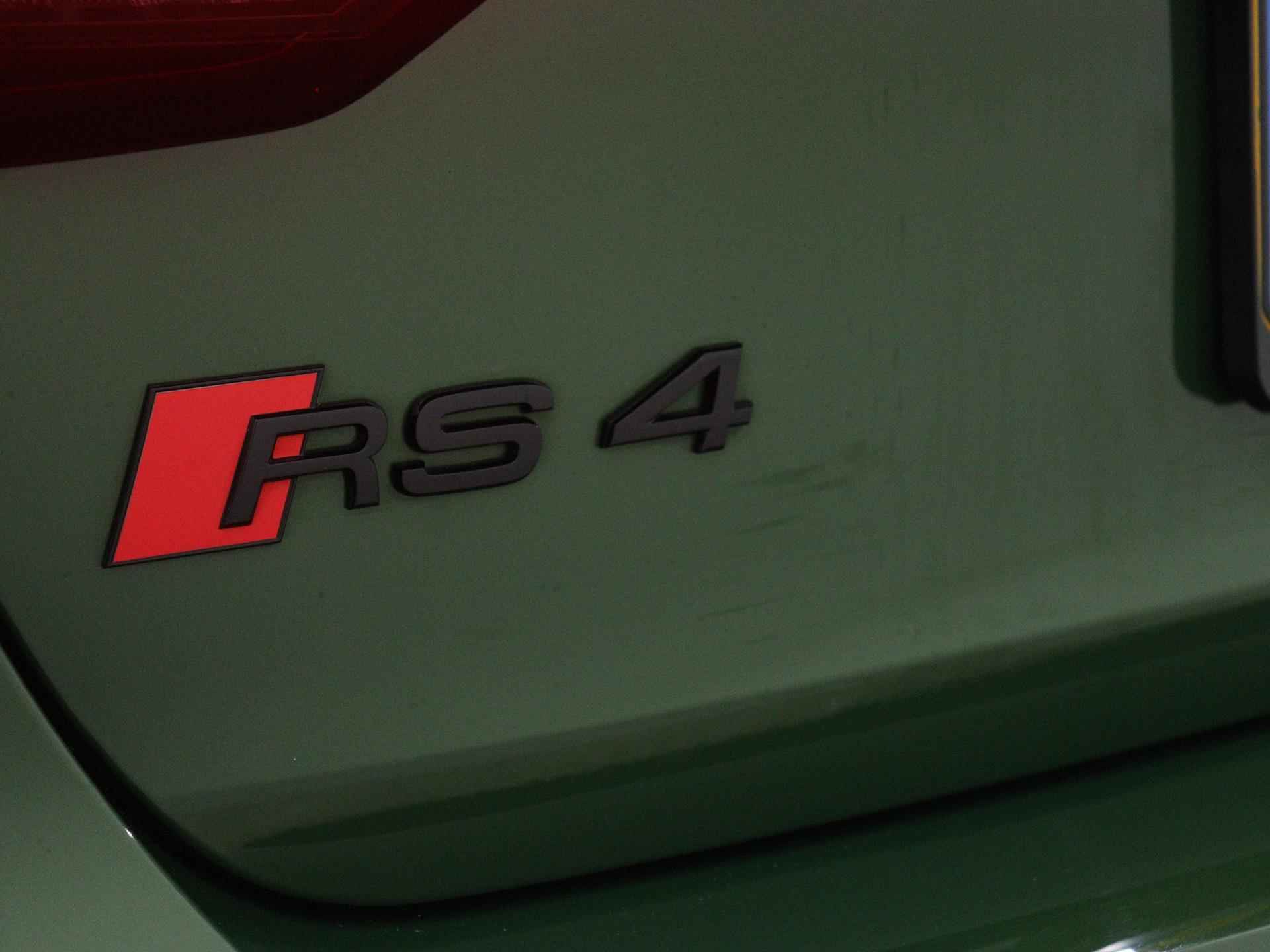 Audi RS4 Avant 2.9 TFSI RS 4 quattro 450 PK | Beschikbaar op afspraak | Automaat | Led | Memory | Getint glas | Bang & Olufsen | Panoramadak | Camera | Stoelverwarming | Cruise control | Elektrische Kofferklep | Lichtmetalen velgen | - 33/37