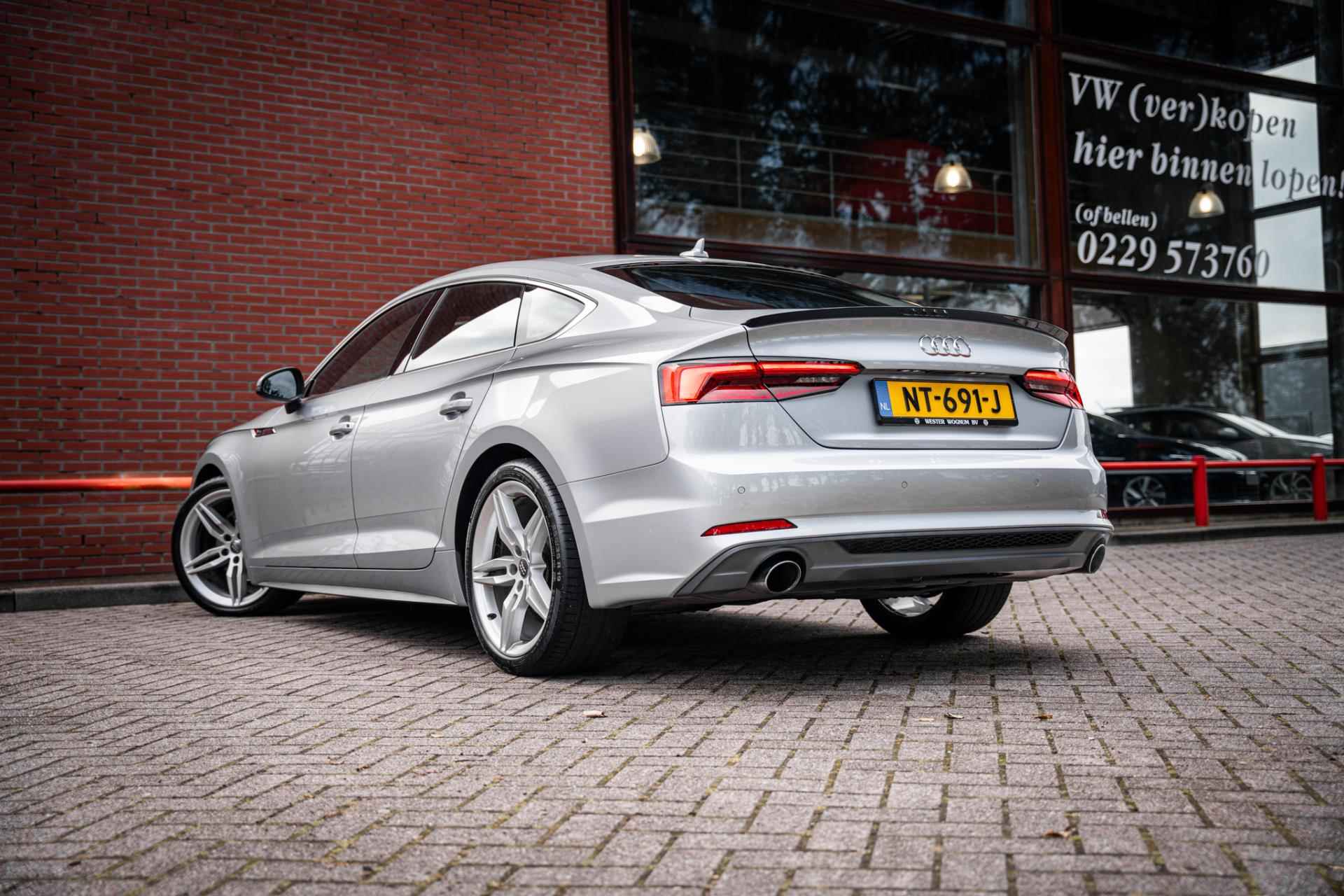 Audi A5 Sportback 2.0 TFSI 190pk S-Line | LED | Trekhaak | Elek. achterklep | Leder | Virtual cockpit | - 5/64