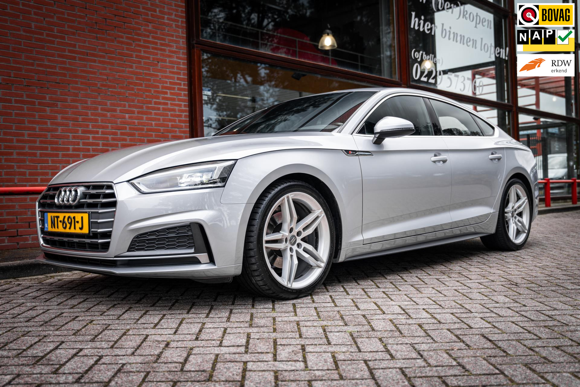 Audi A5 Sportback 2.0 TFSI 190pk S-Line | LED | Trekhaak | Elek. achterklep | Leder | Virtual cockpit |