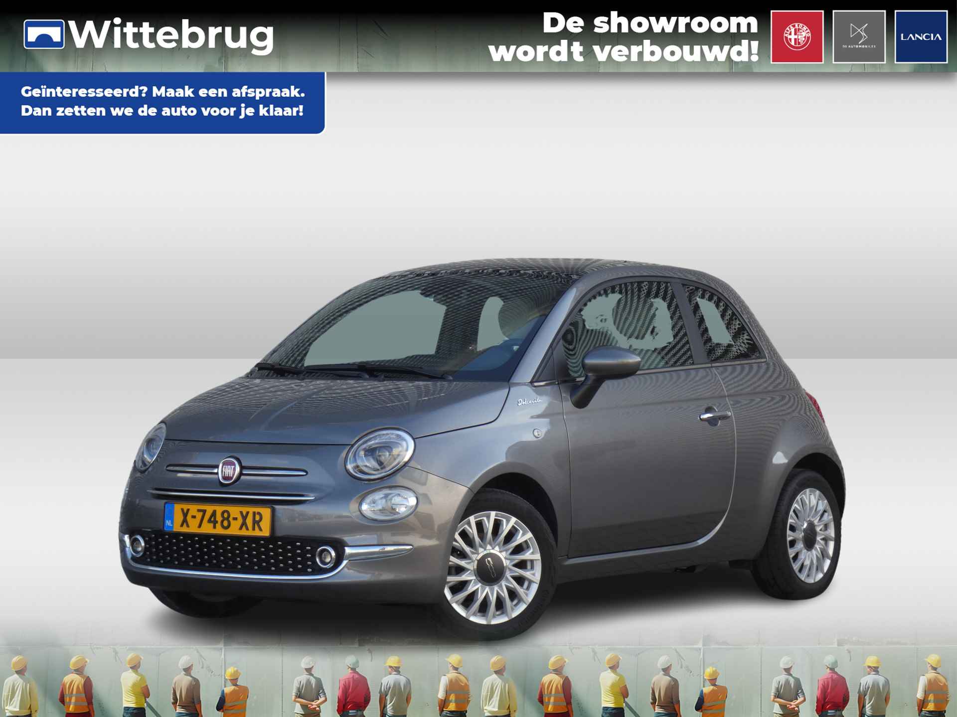 Fiat 500 1.0 Hybrid Dolcevita | Navigatie | Parkeerhulp | Cruise Control - 1/29