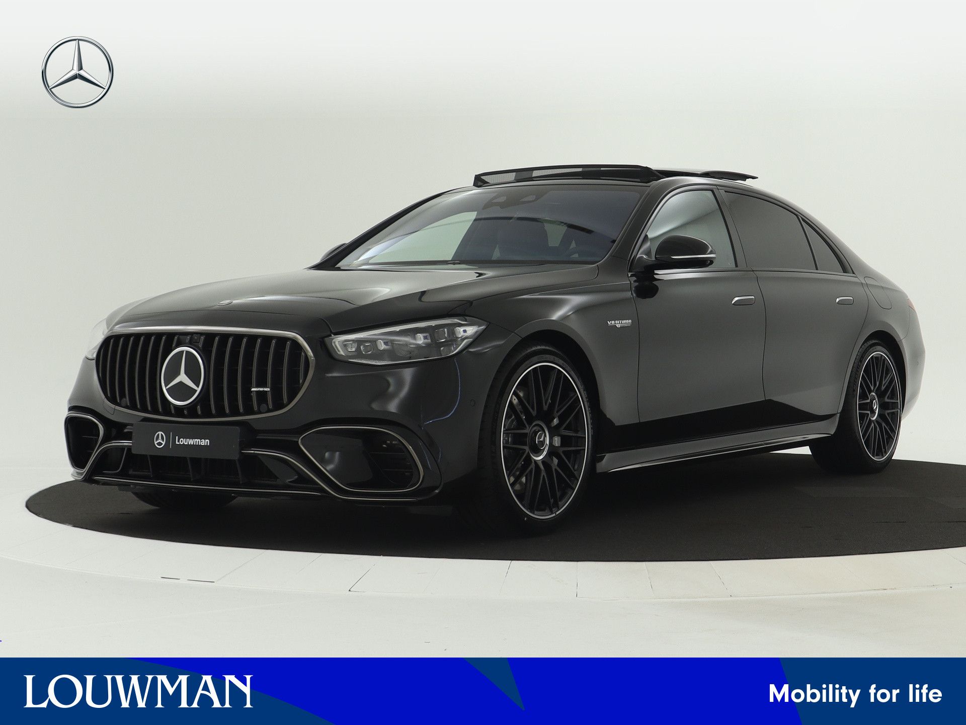 Mercedes-Benz S-Klasse AMG 63 S E Performance Lang |V8 | 612 pk |  AMG nightpakket | AMG achterasbesturing 3° | AMG Nightpakket | AMG achterasbesturing 3° | ENERGIZING-comfortpakket | Burmester High-End 4D Surround Sound system |