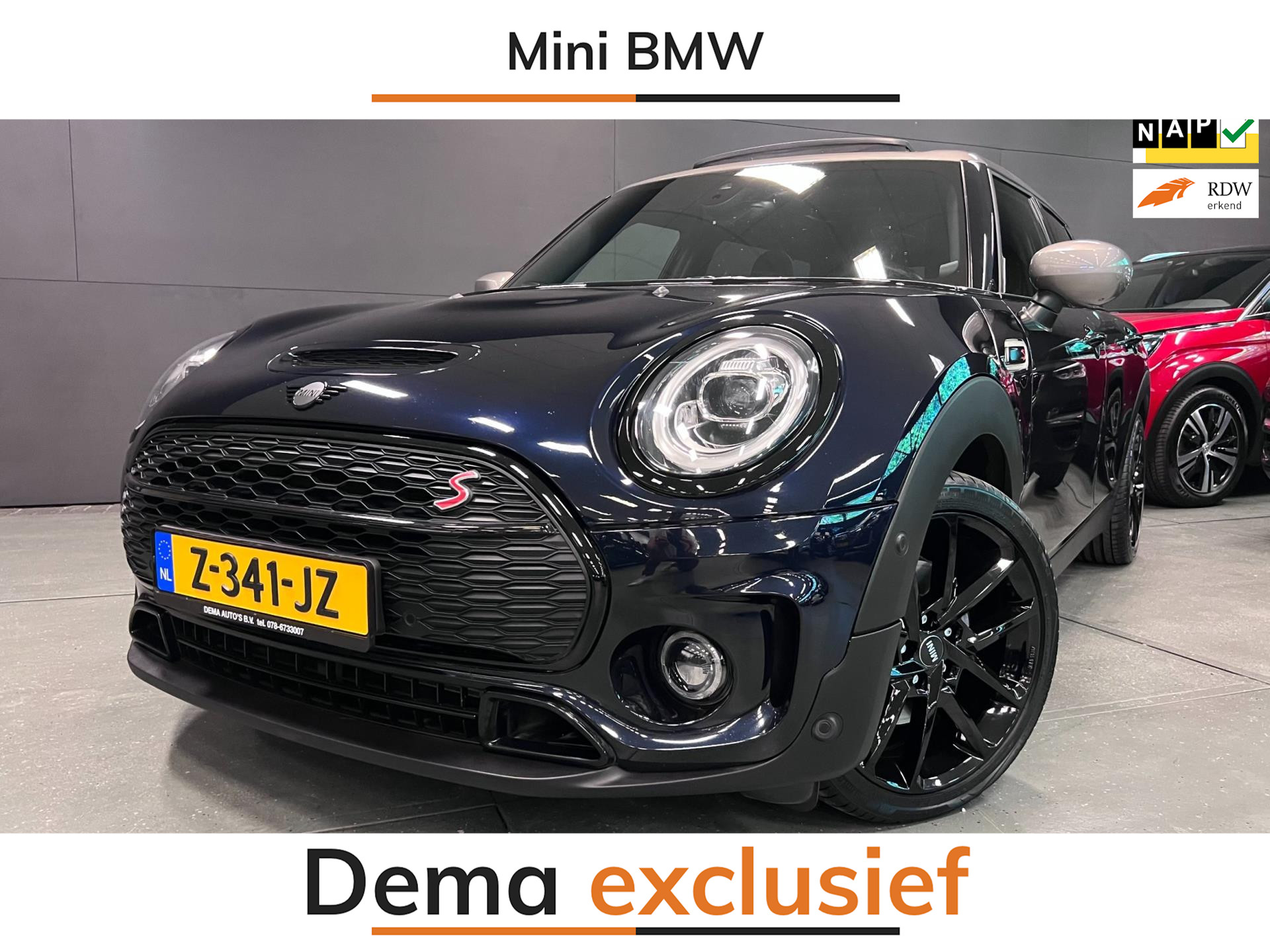 Mini Clubman 2.0 Cooper S JCW-PAKKET NAVI/PANO/CARPLAY/H-KARDON/DAB///