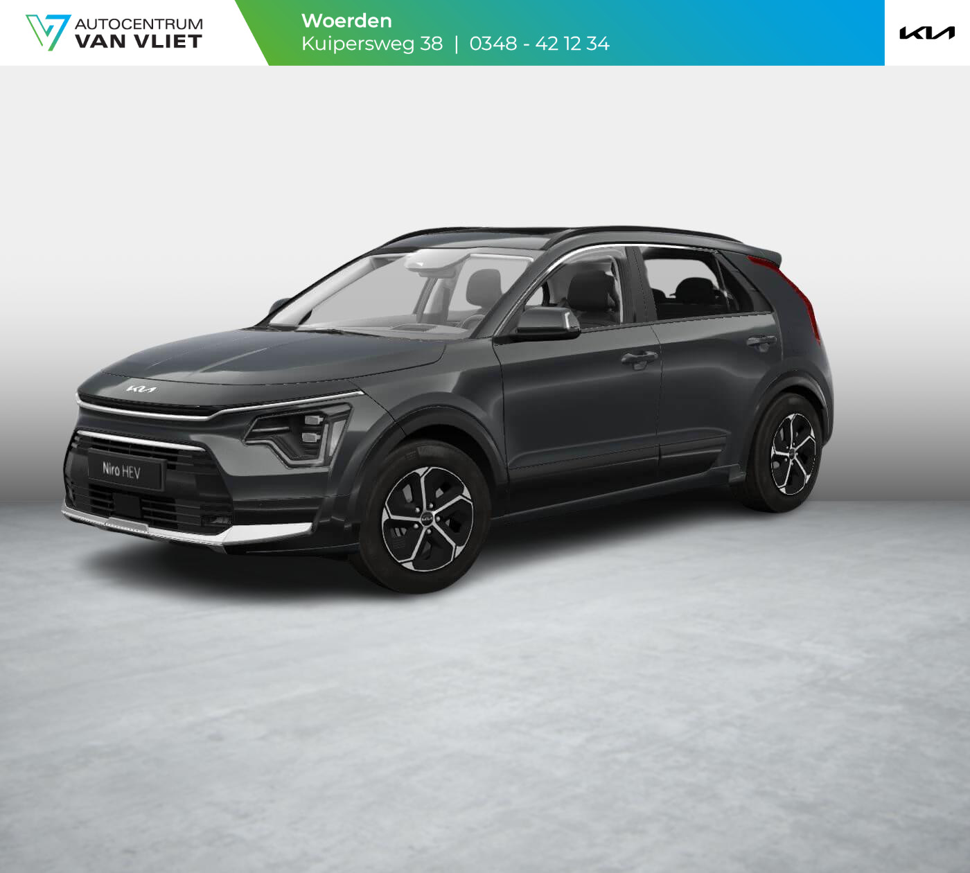 Kia Niro 1.6 GDi Hybrid DynamicPlusLine | LED | Clima | Navi | Carplay | Stoel-/stuurverwarming | Schuif-/kanteldak | Head-up display